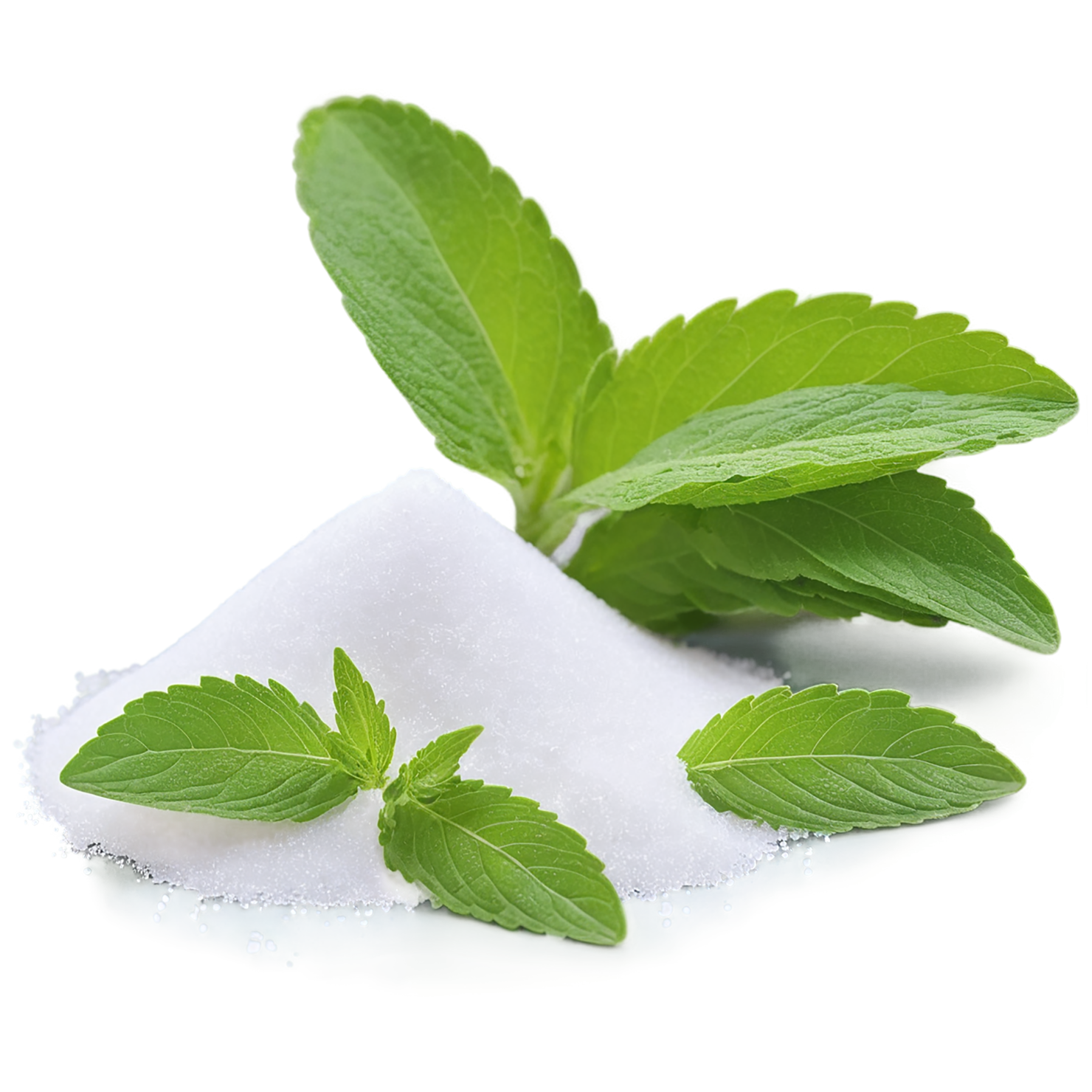 Stevia sweeteners isolated on transparent background #10375