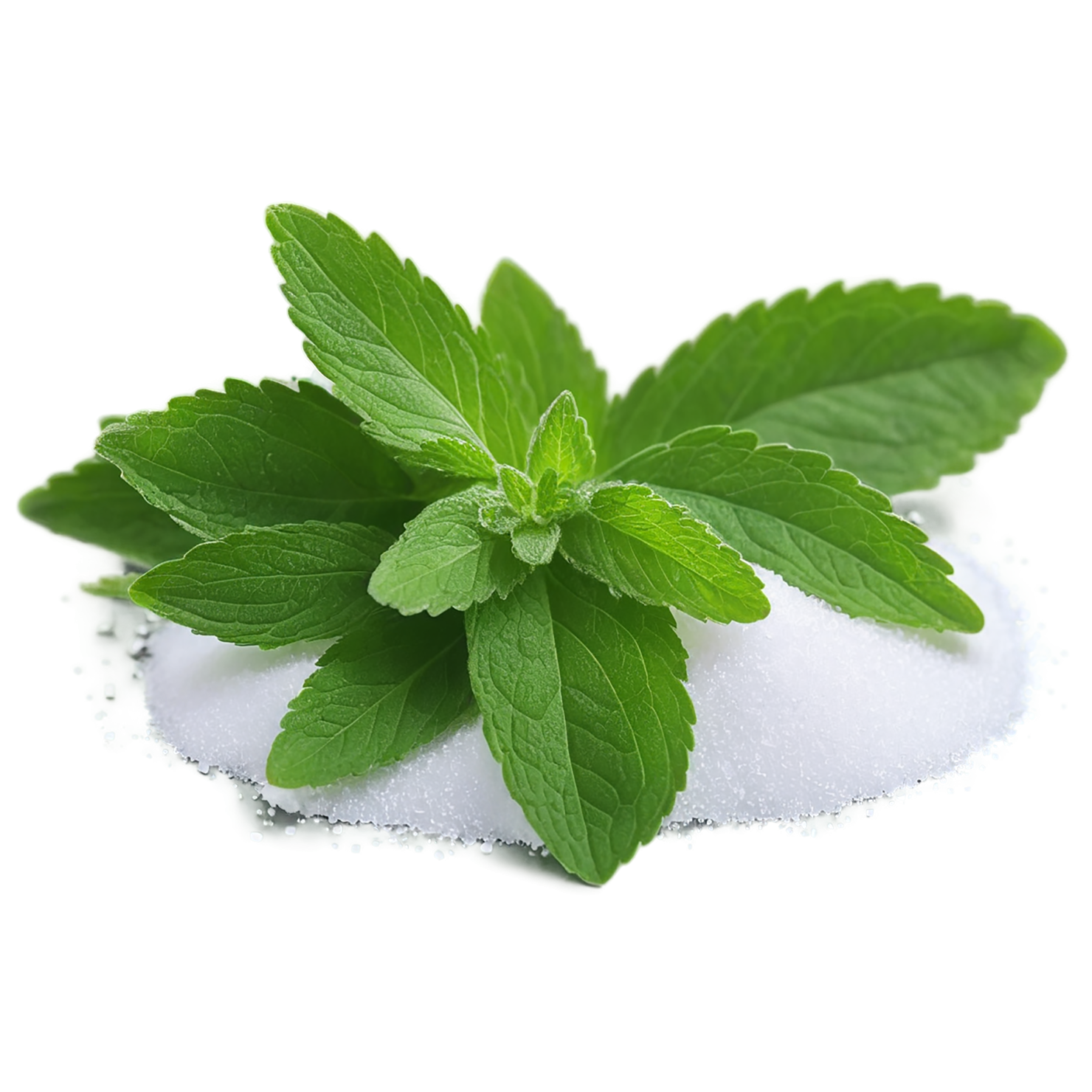 Stevia sweeteners isolated on transparent background #10376
