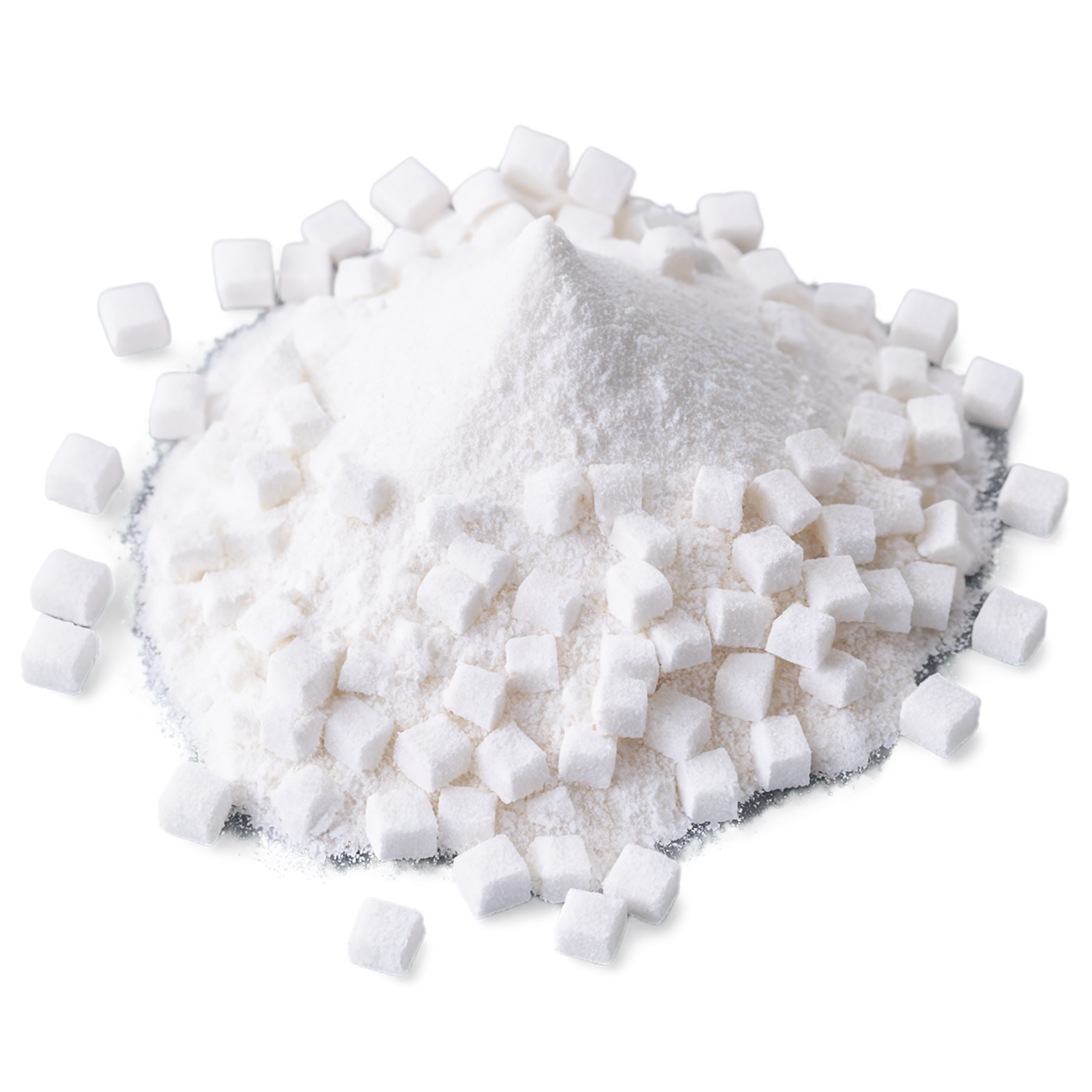 Sucralose sweeteners isolated on transparent background #10403