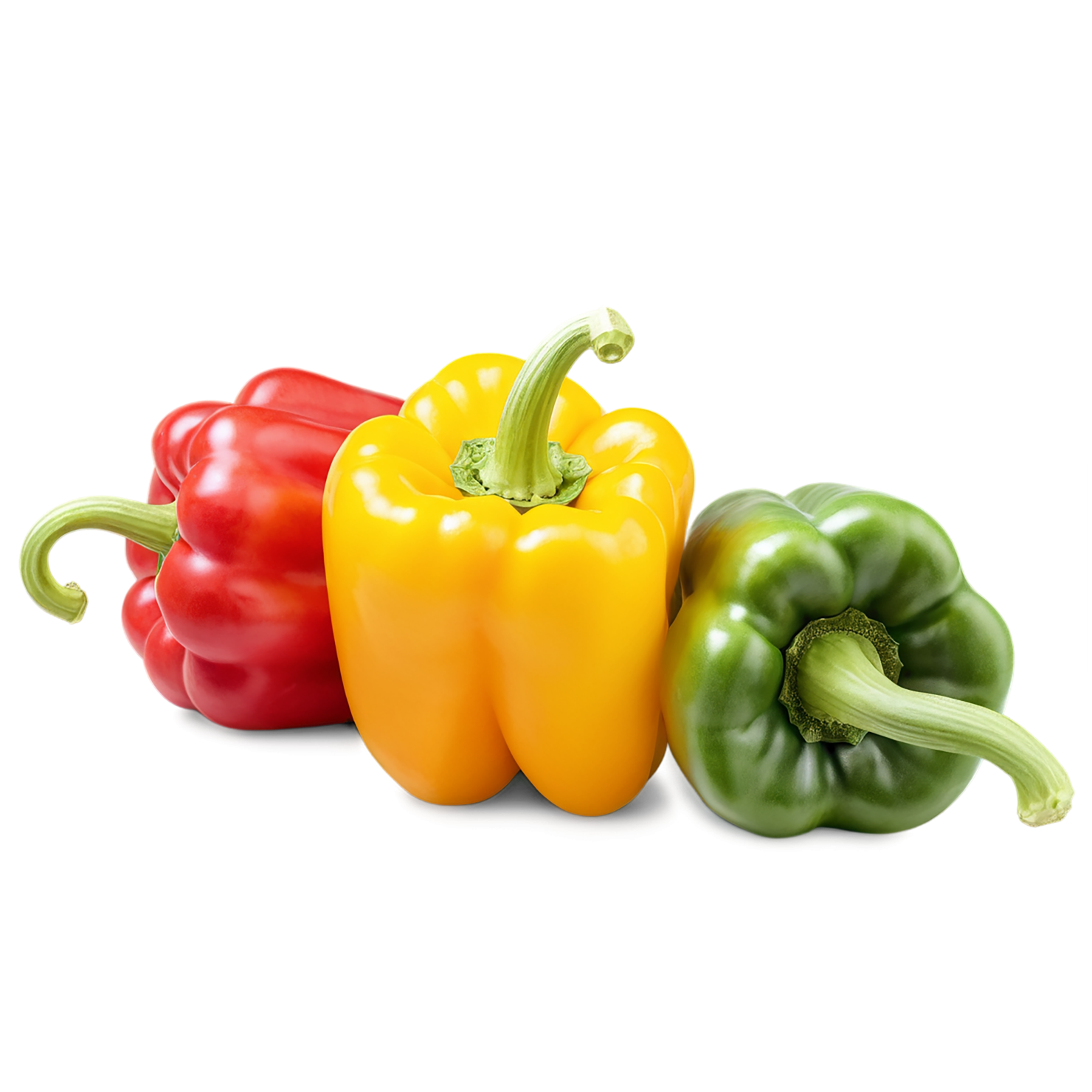 Bell pepper vegetables isolated on transparent background #10621