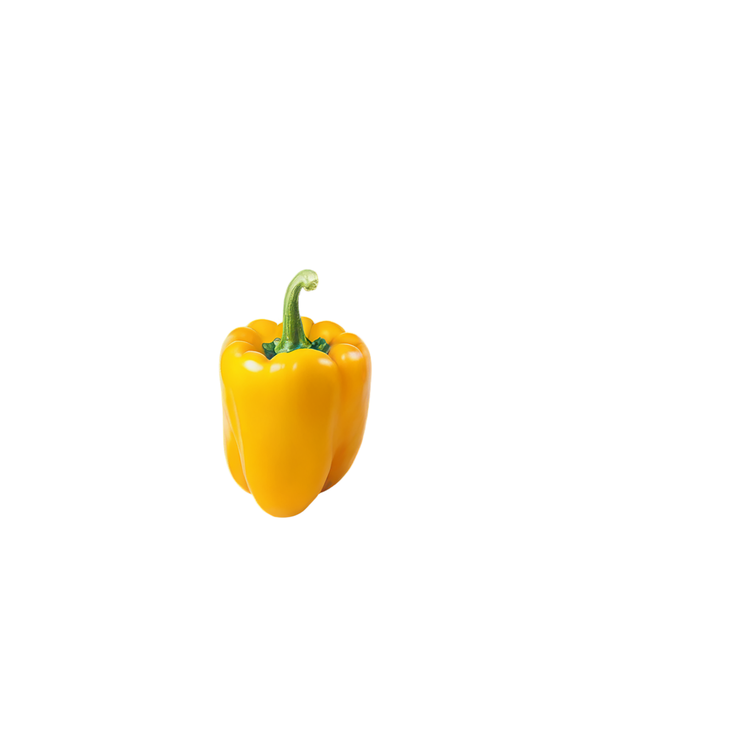Bell pepper vegetables isolated on transparent background #10649