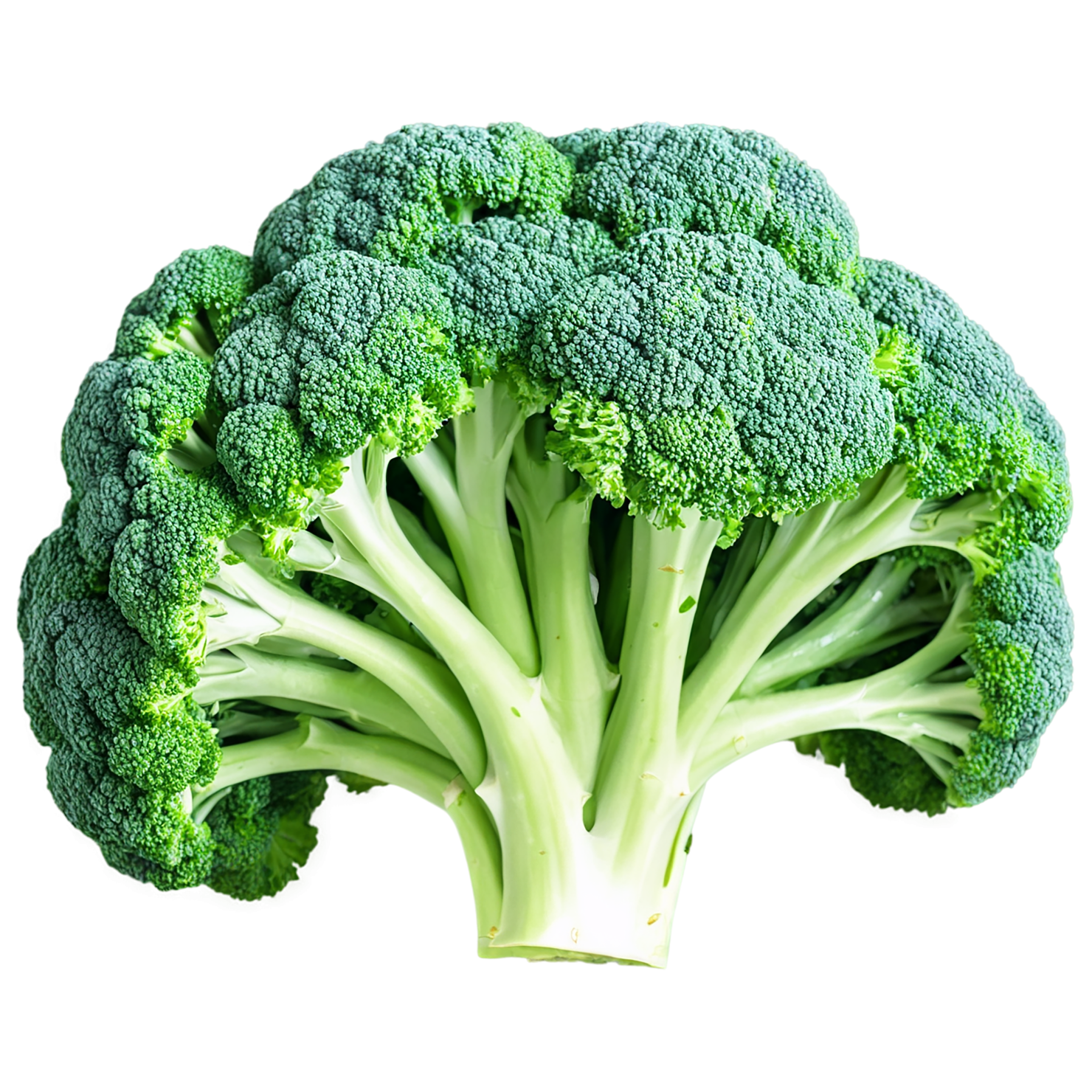 Broccoli vegetables isolated on transparent background #10666