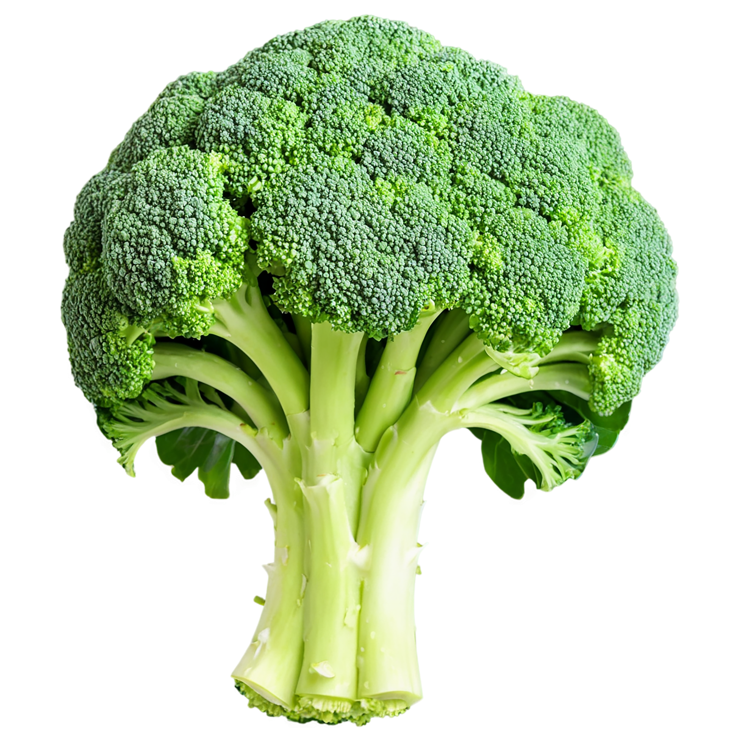 Broccoli vegetables isolated on transparent background #10690