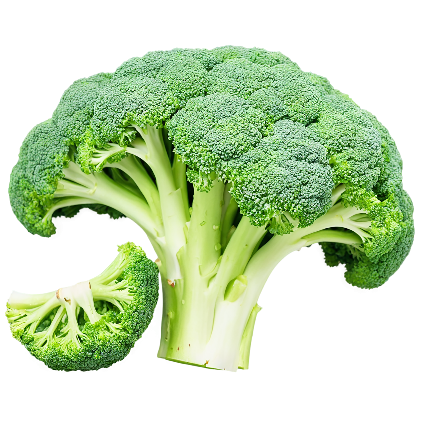 Broccoli vegetables isolated on transparent background #10732
