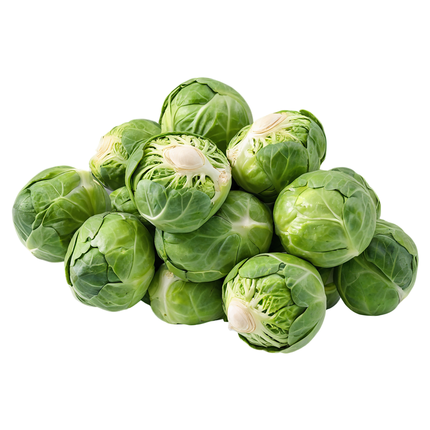 Brussels sprouts vegetables isolated on transparent background #10759
