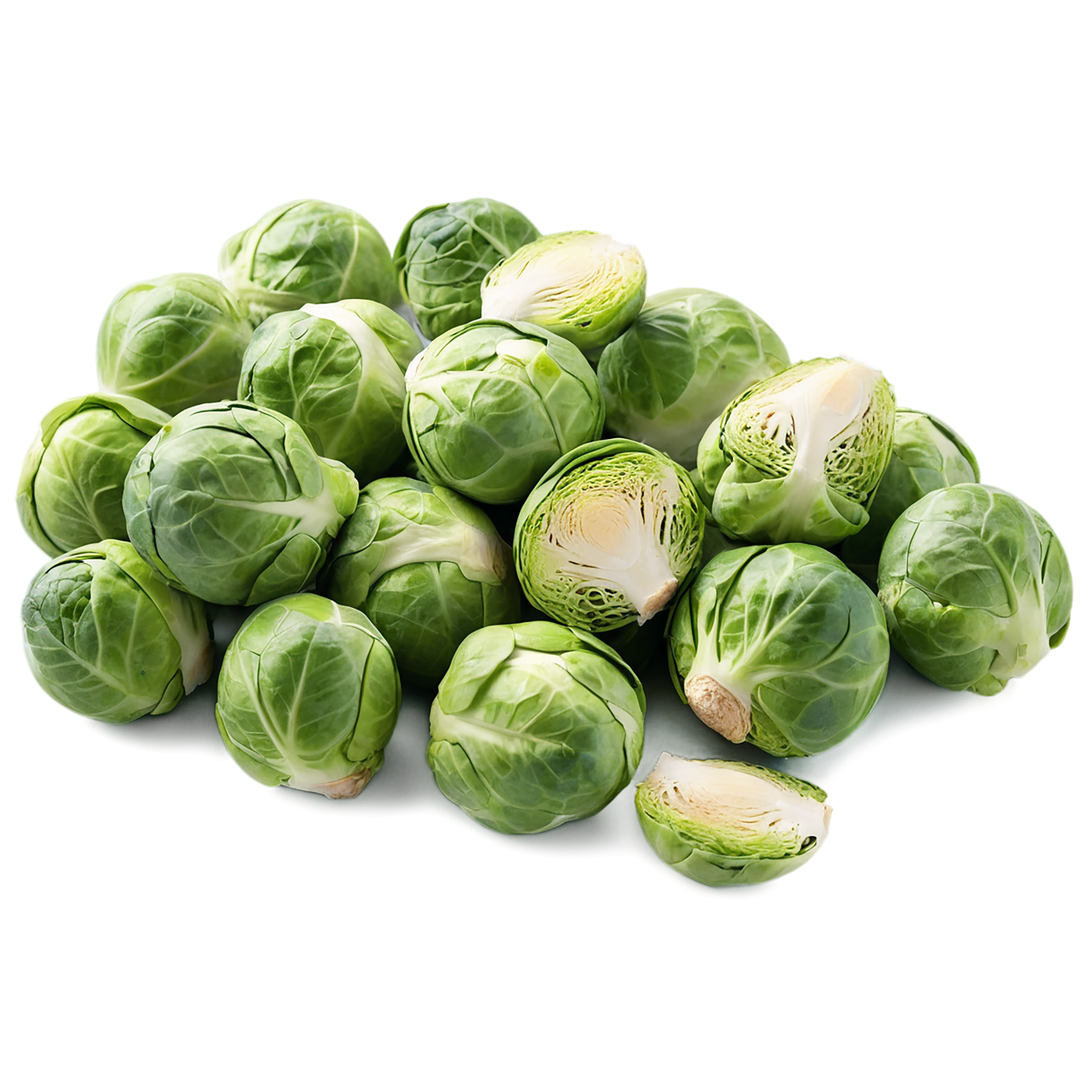 Brussels sprouts vegetables isolated on transparent background #10760