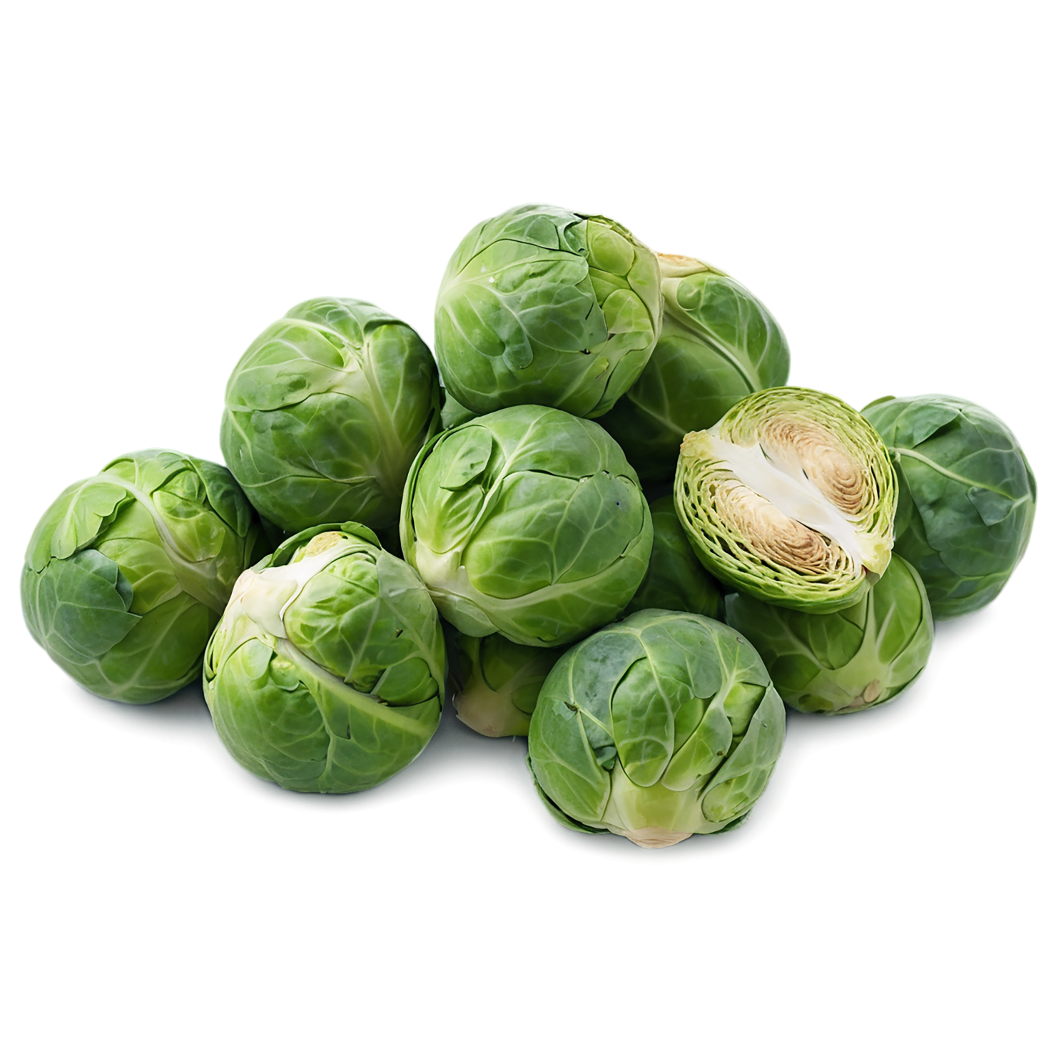 Brussels sprouts vegetables isolated on transparent background #10766