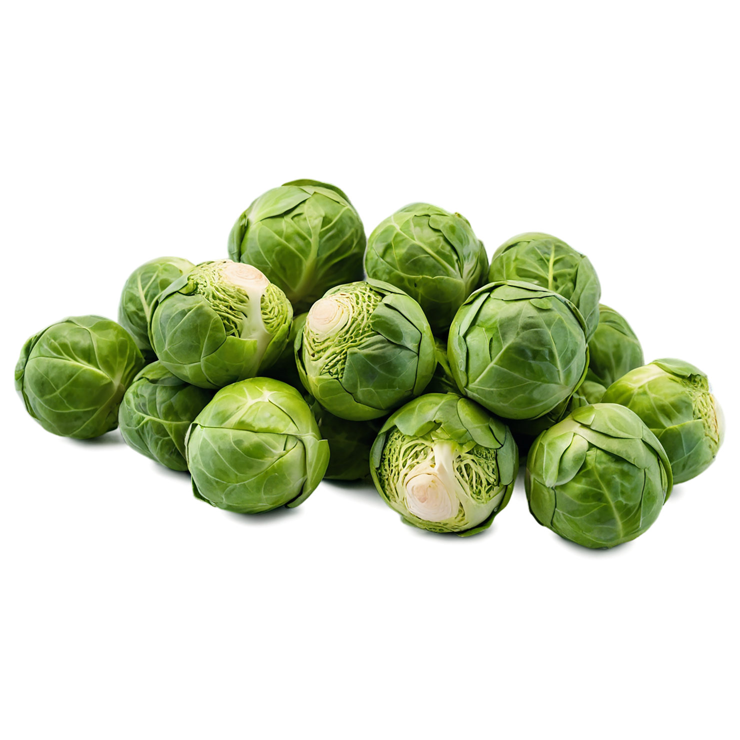 Brussels sprouts vegetables isolated on transparent background #10768