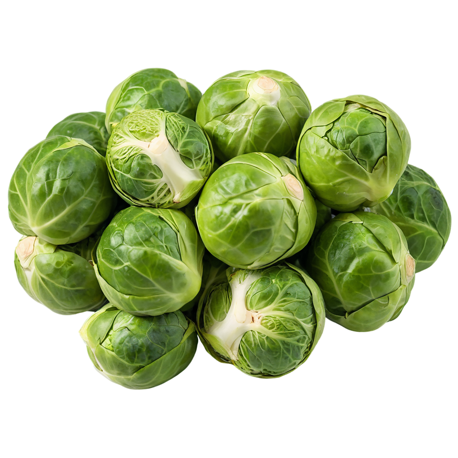 Brussels sprouts vegetables isolated on transparent background #10769