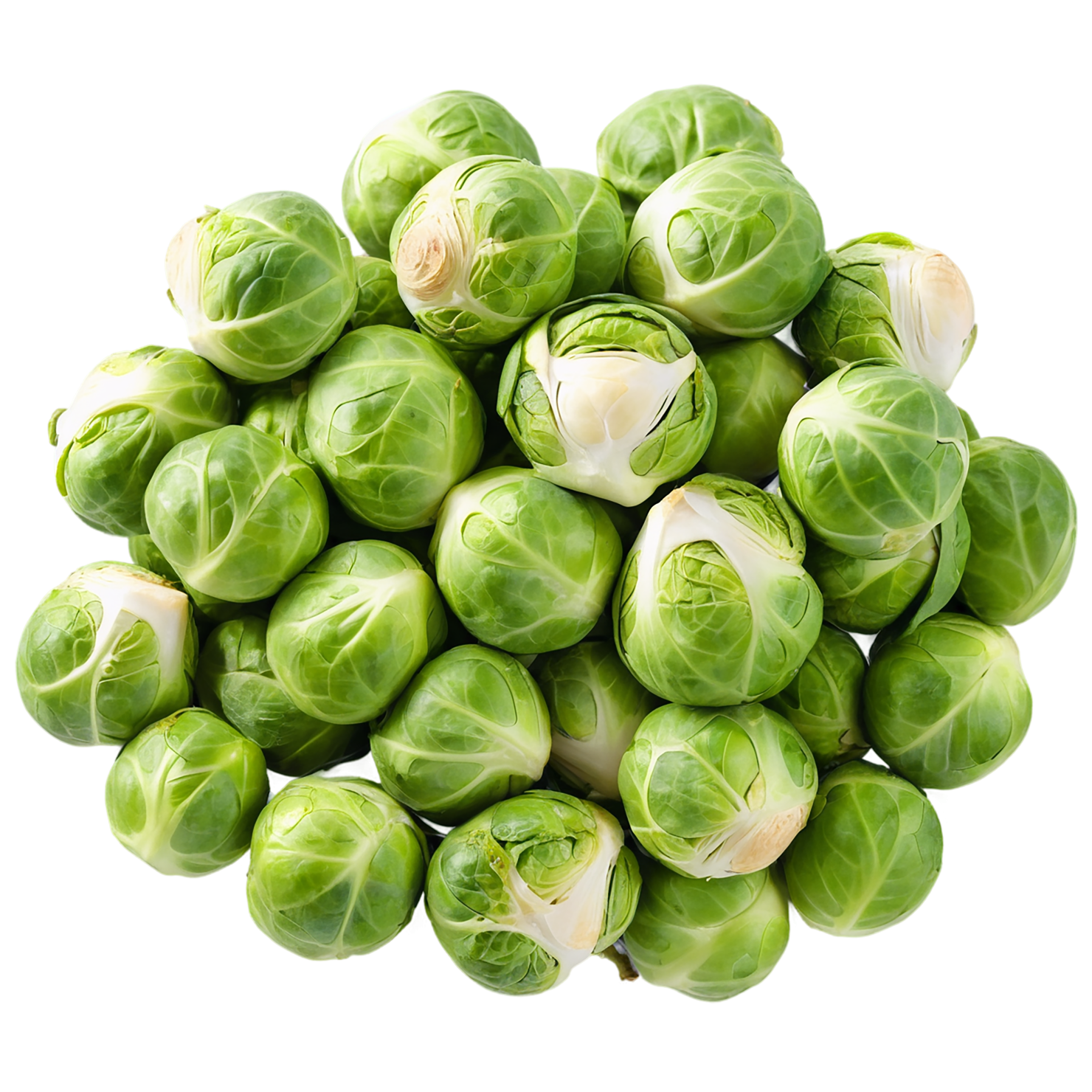 Brussels sprouts vegetables isolated on transparent background #10770