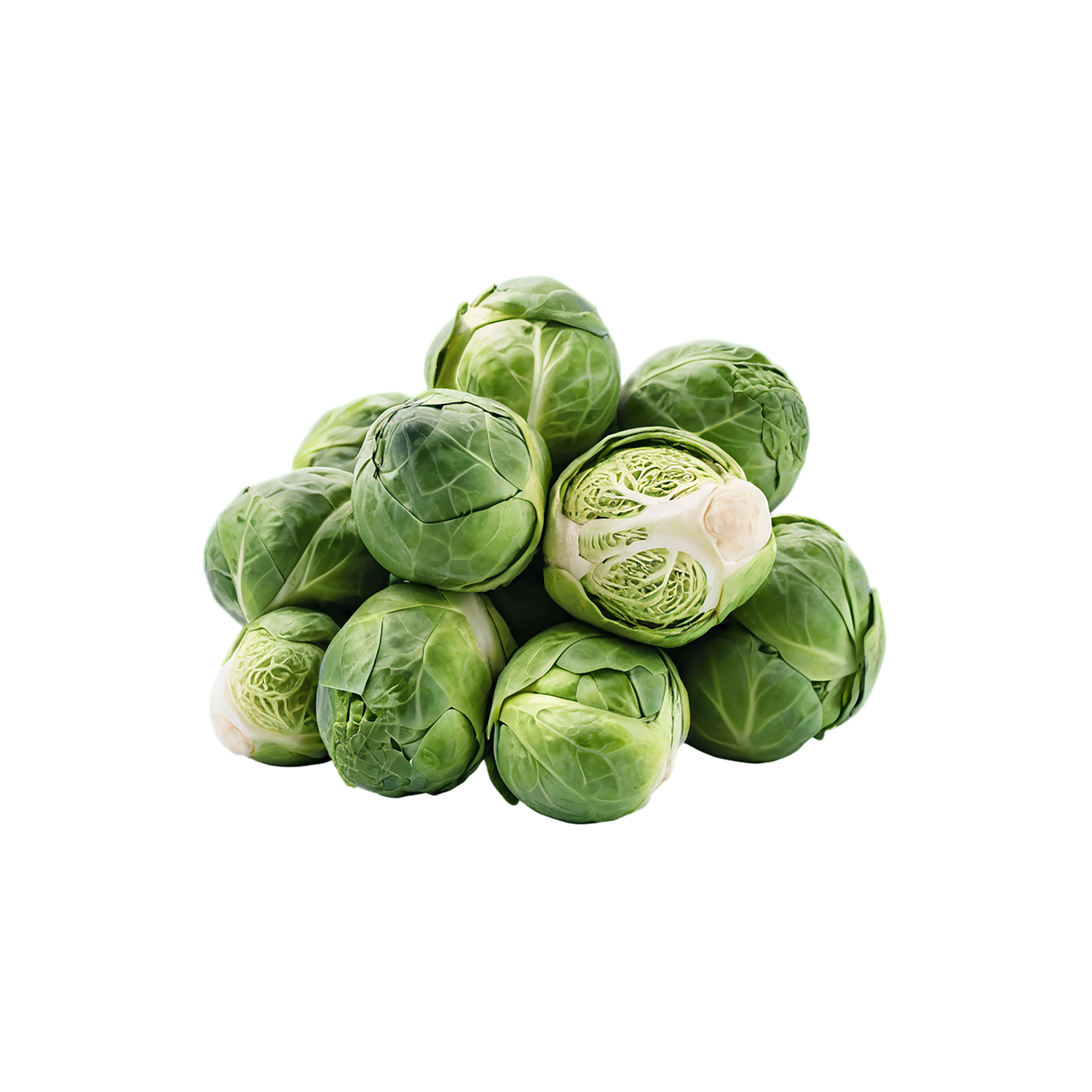 Brussels sprouts vegetables isolated on transparent background #10771