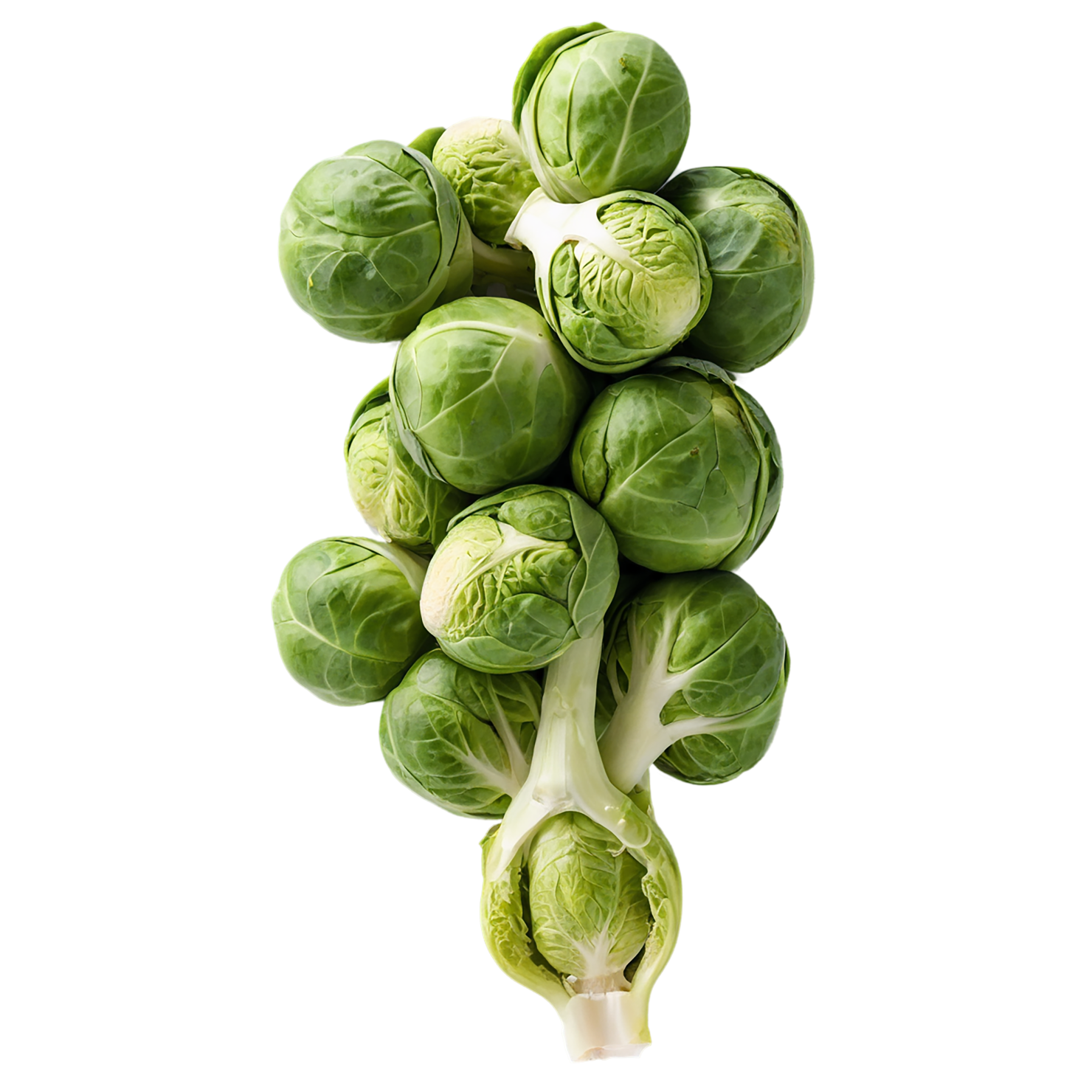 Brussels sprouts vegetables isolated on transparent background #10772