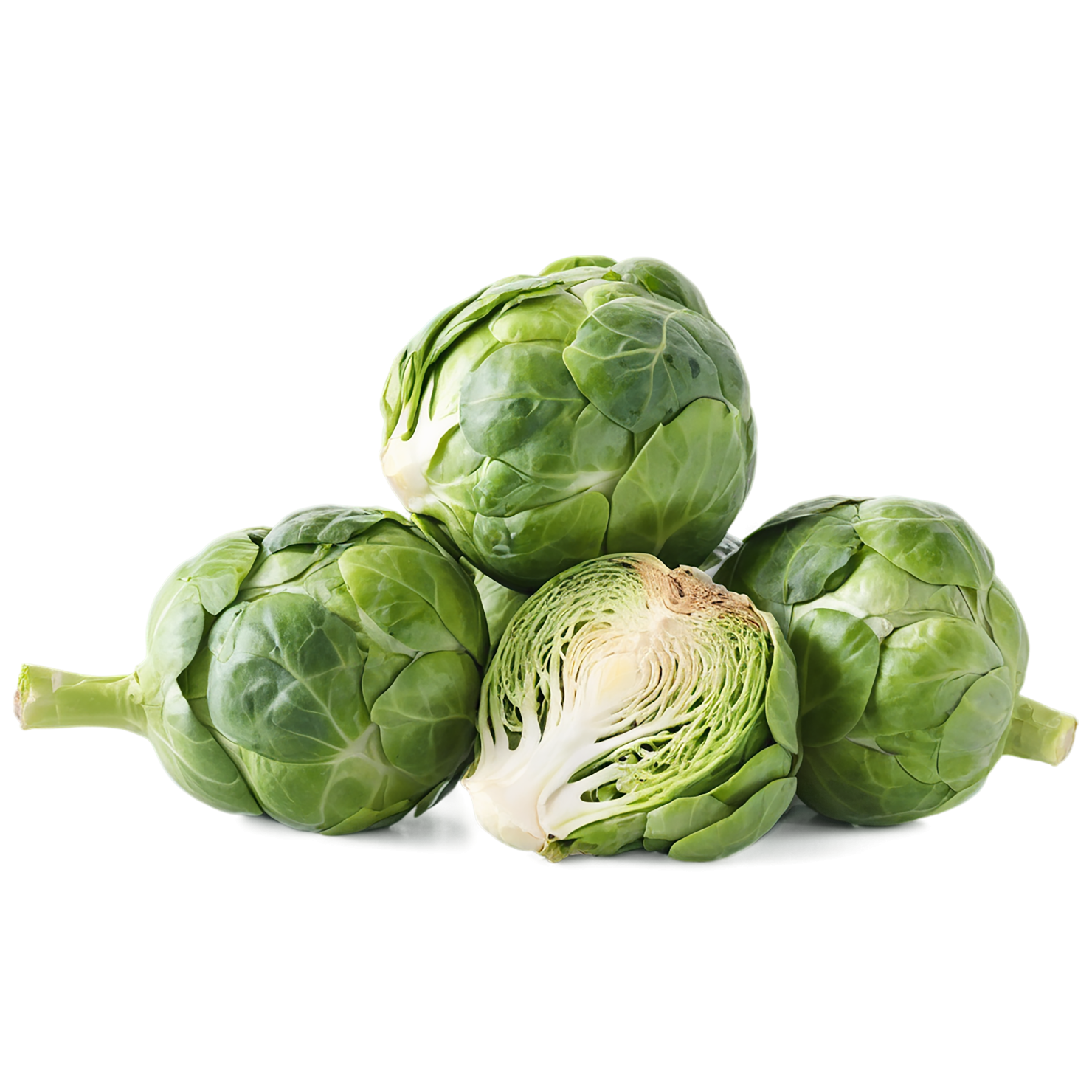 Brussels sprouts vegetables isolated on transparent background #10773