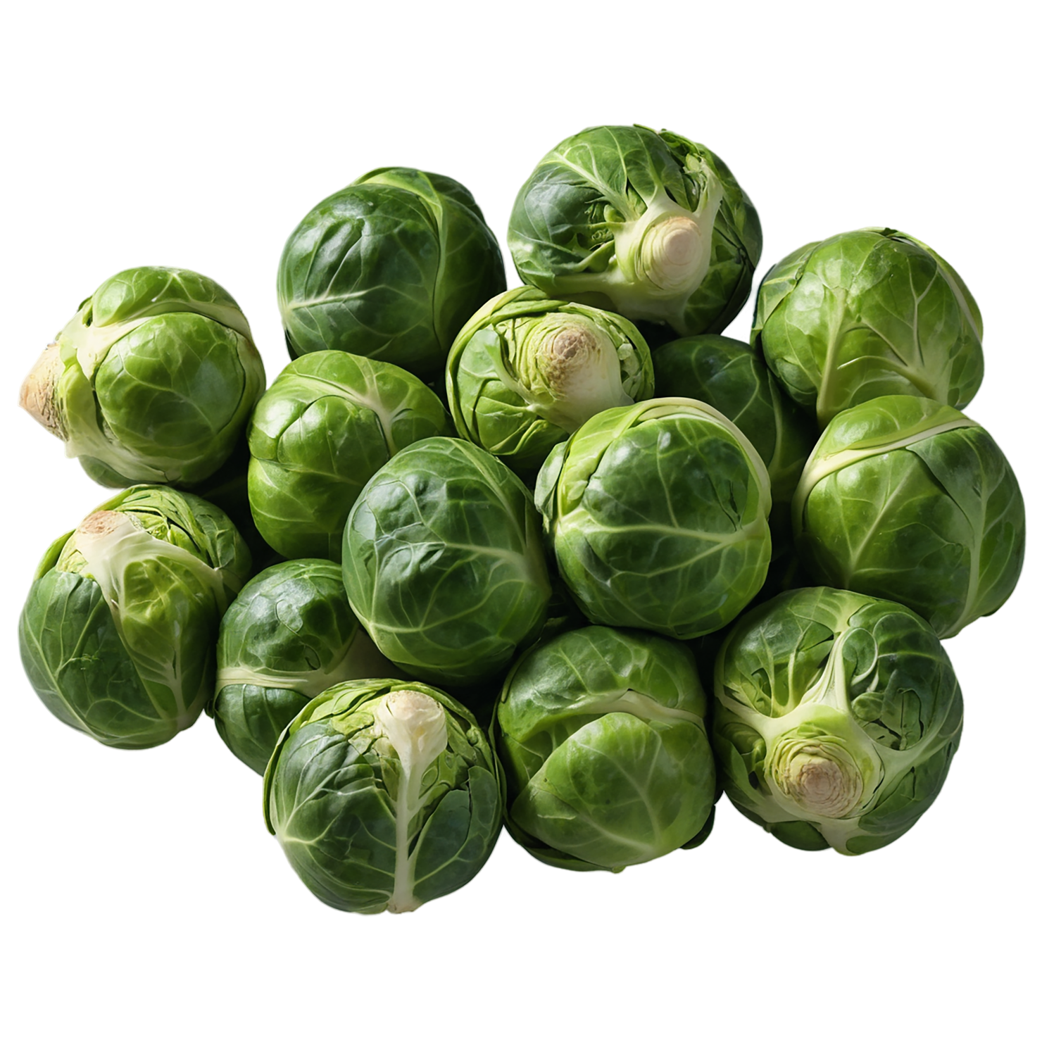 Brussels sprouts vegetables isolated on transparent background #10781