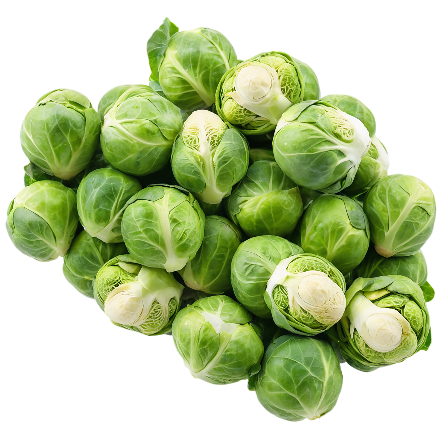 Brussels sprouts vegetables isolated on transparent background #10785