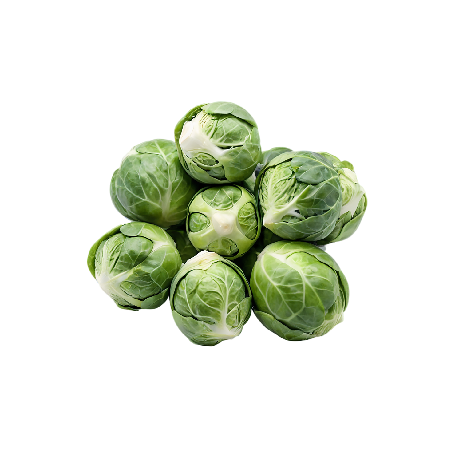 Brussels sprouts vegetables isolated on transparent background #10792