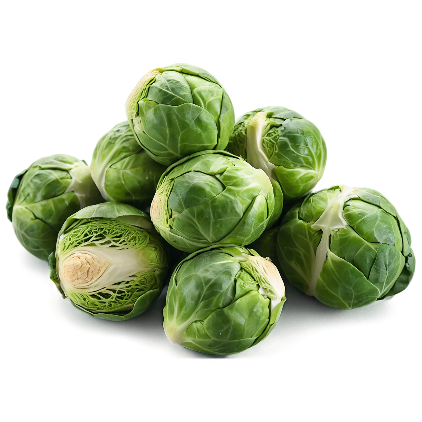 Brussels sprouts vegetables isolated on transparent background #10796