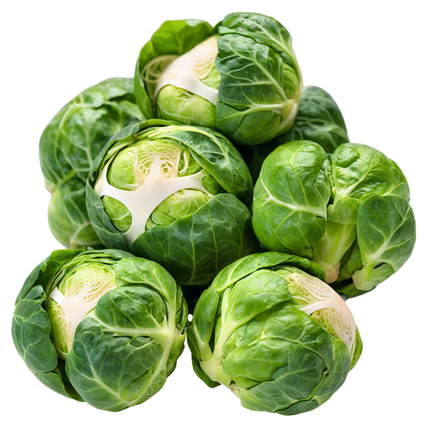 Brussels sprouts vegetables isolated on transparent background #10803