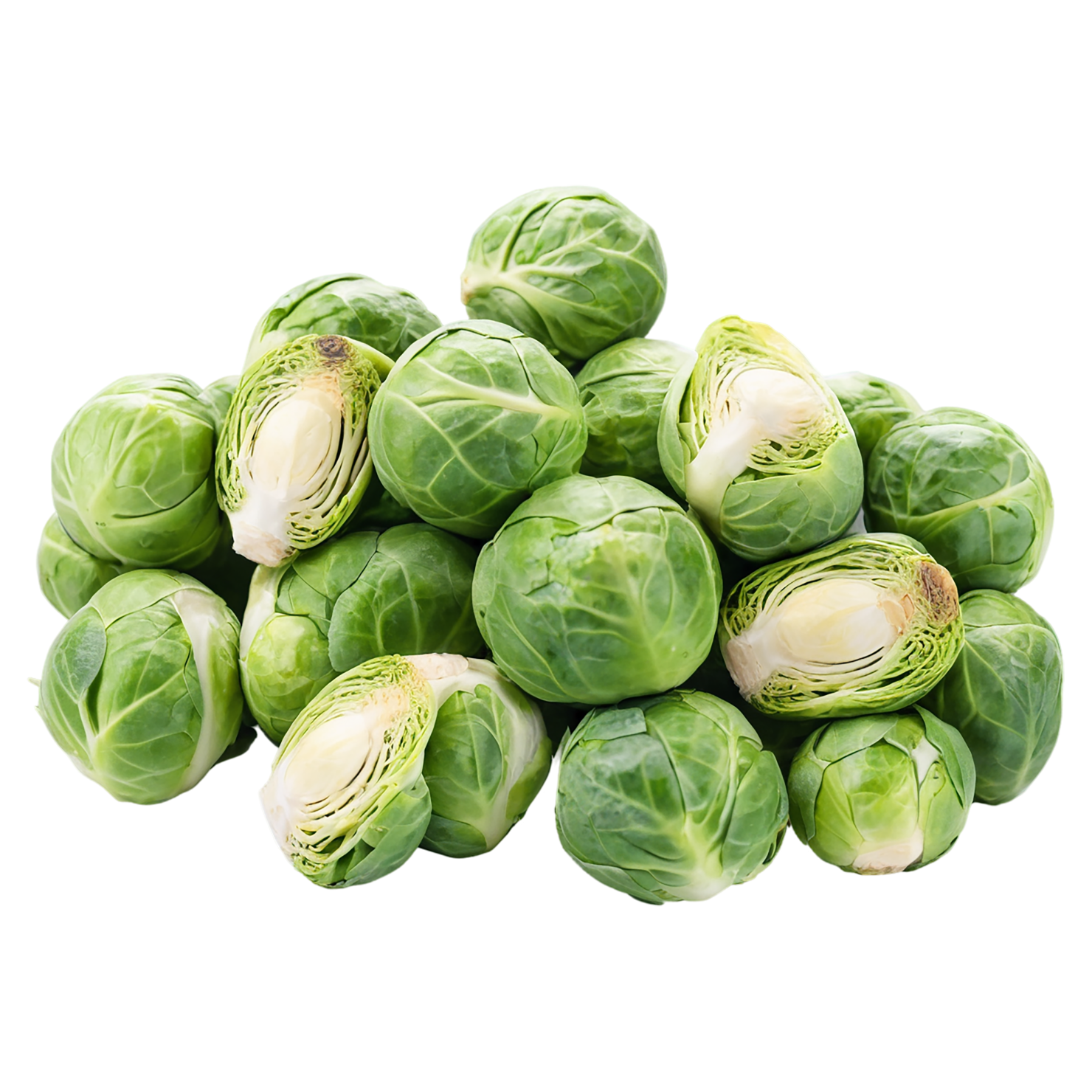 Brussels sprouts vegetables isolated on transparent background #10811