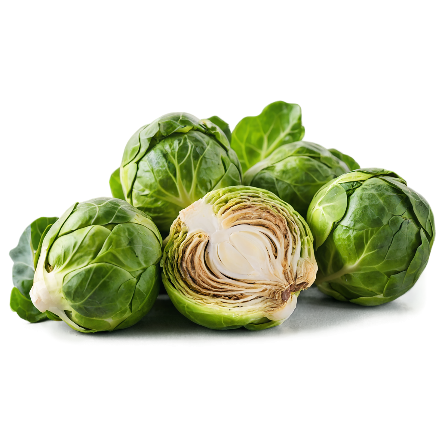 Brussels sprouts vegetables isolated on transparent background #10820