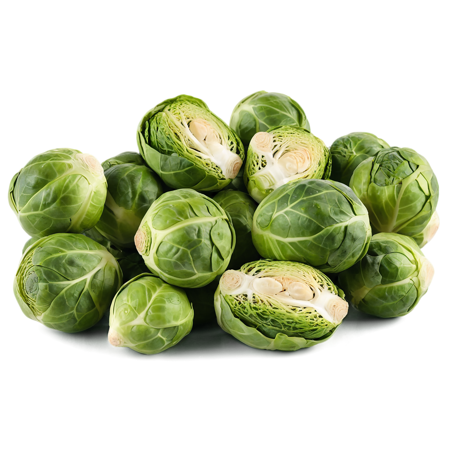 Brussels sprouts vegetables isolated on transparent background #10822