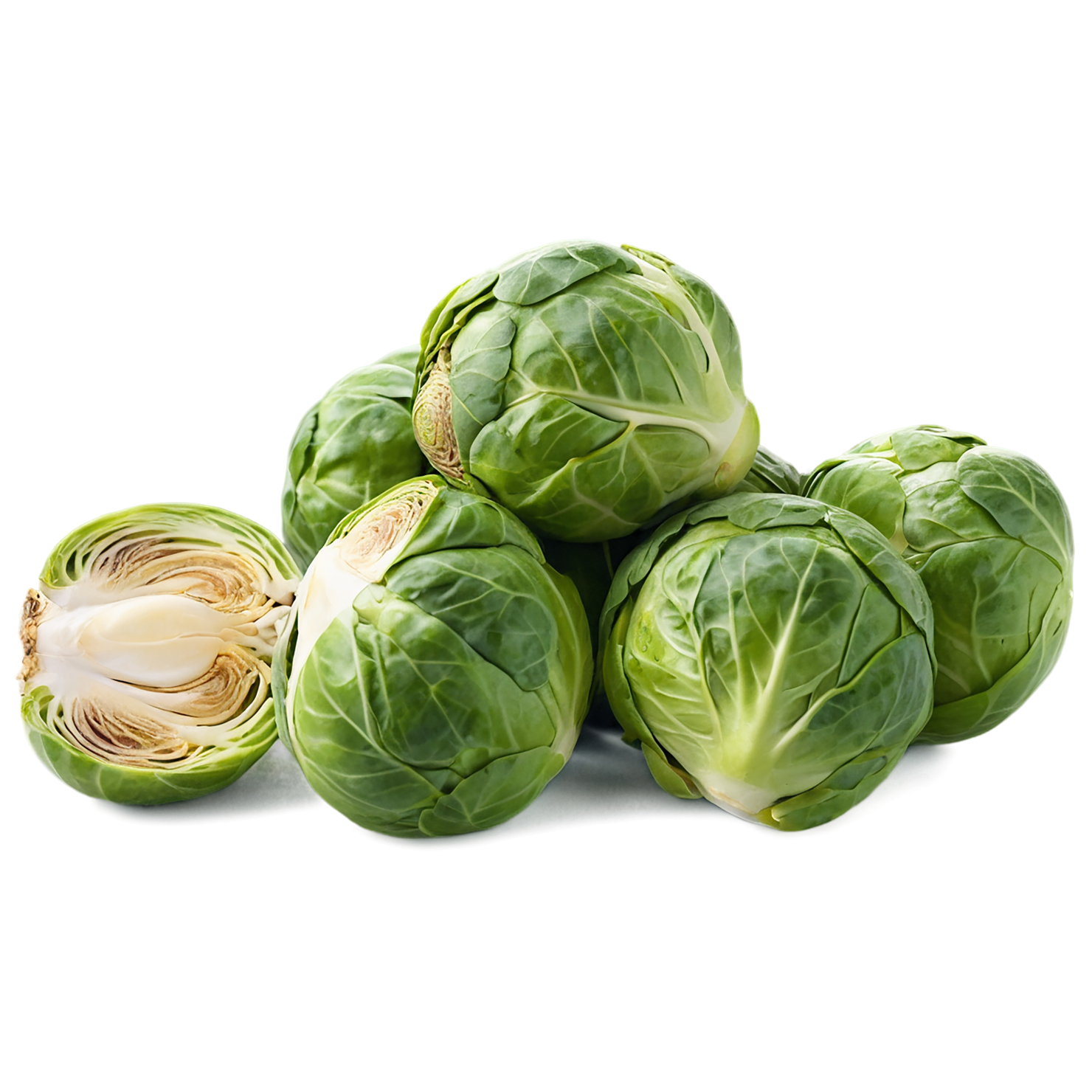 Brussels sprouts vegetables isolated on transparent background #10826