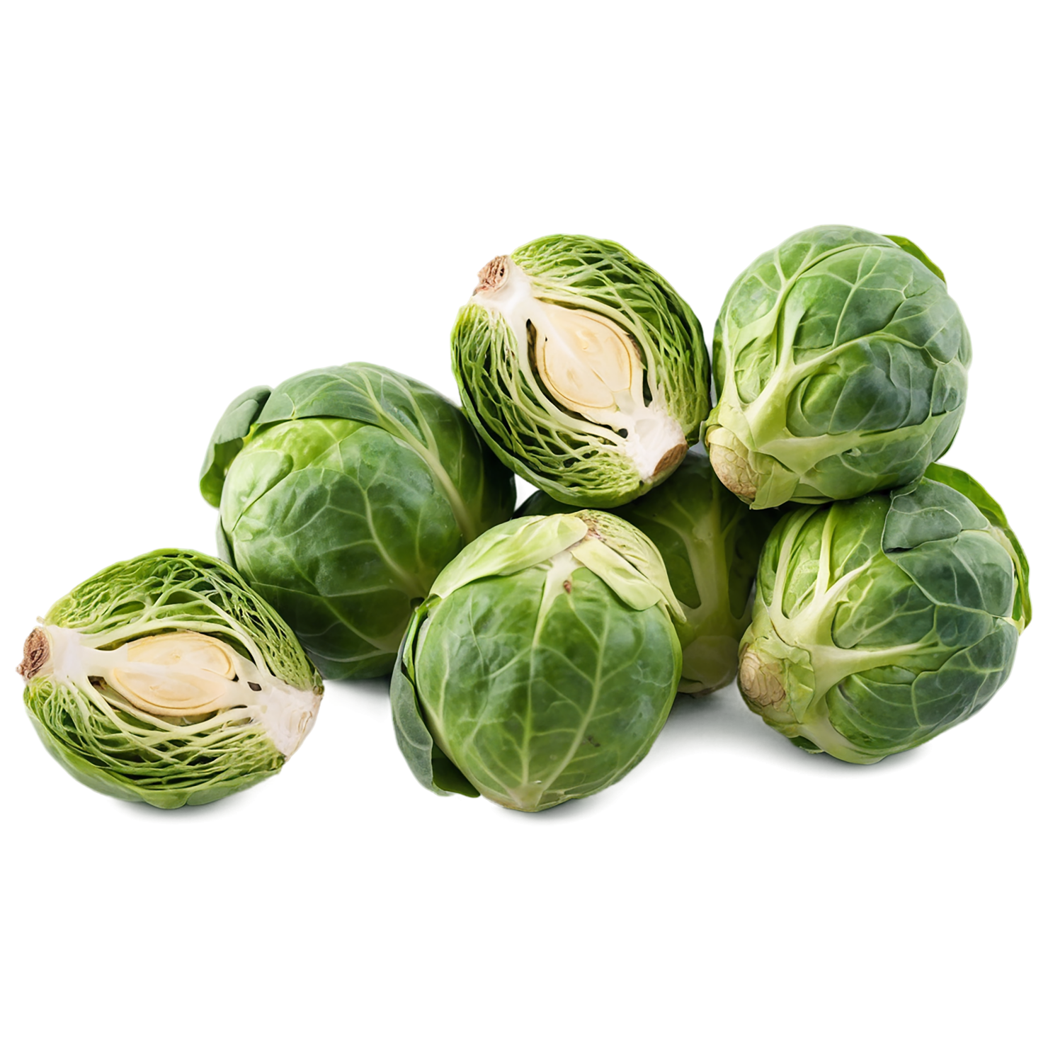 Brussels sprouts vegetables isolated on transparent background #10827