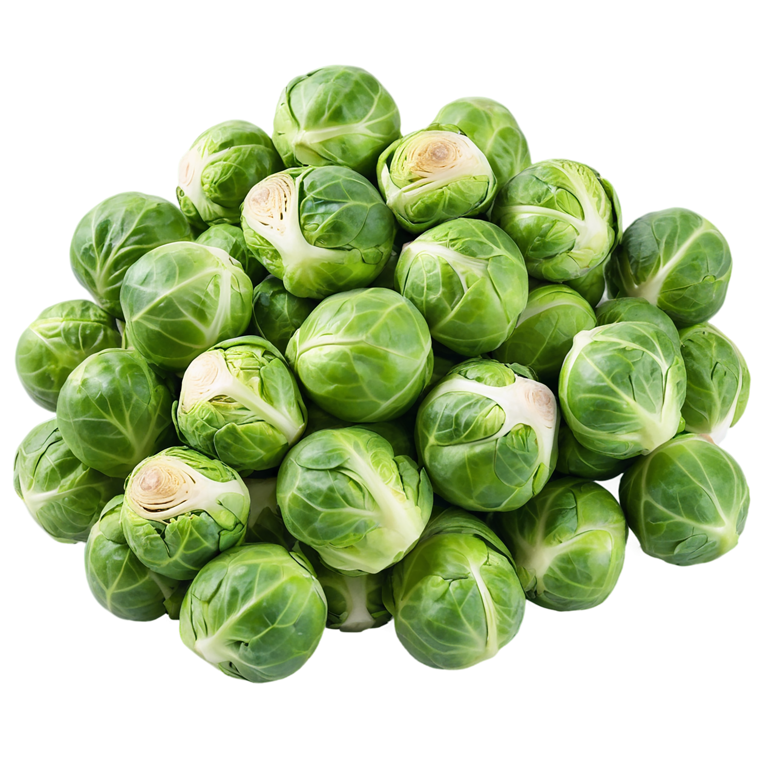 Brussels sprouts vegetables isolated on transparent background #10828