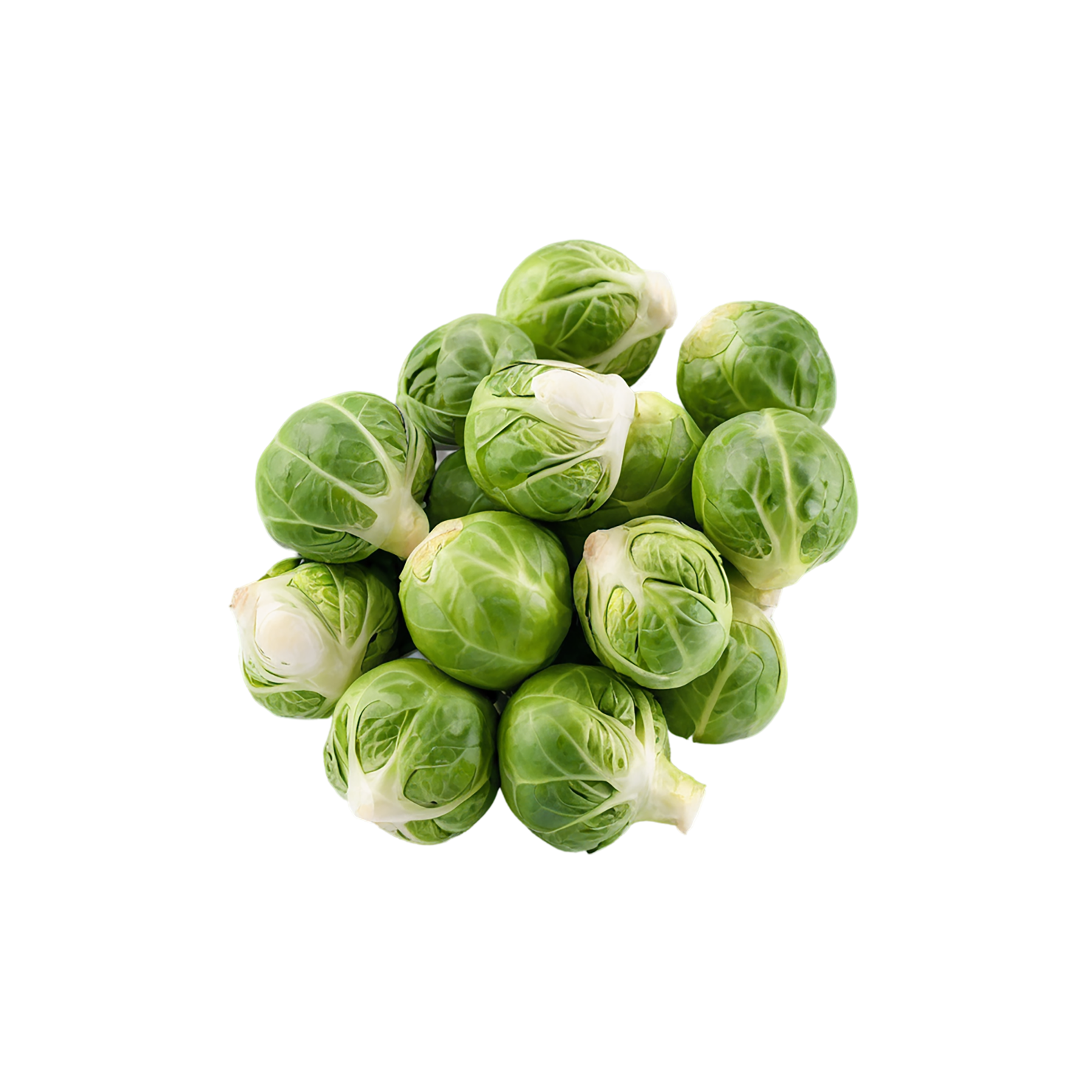 Brussels sprouts vegetables isolated on transparent background #10830