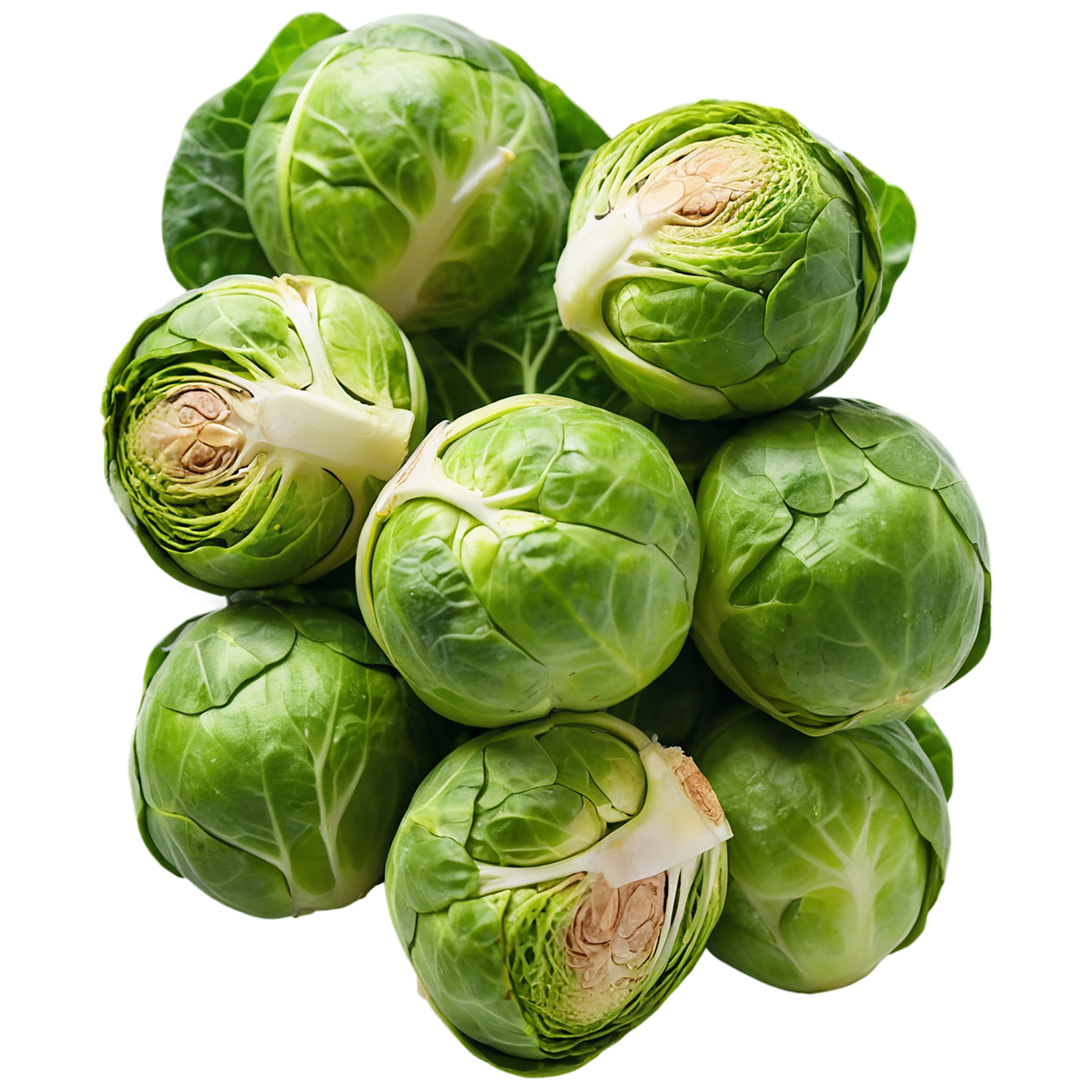 Brussels sprouts vegetables isolated on transparent background #10837