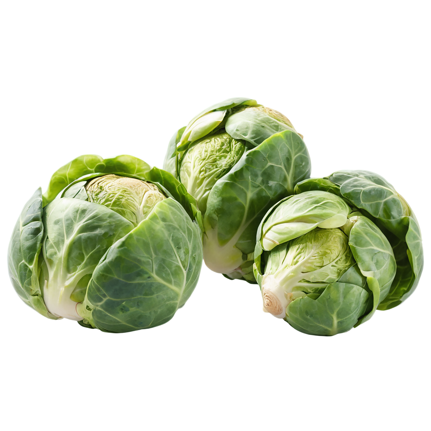 Brussels sprouts vegetables isolated on transparent background #10839