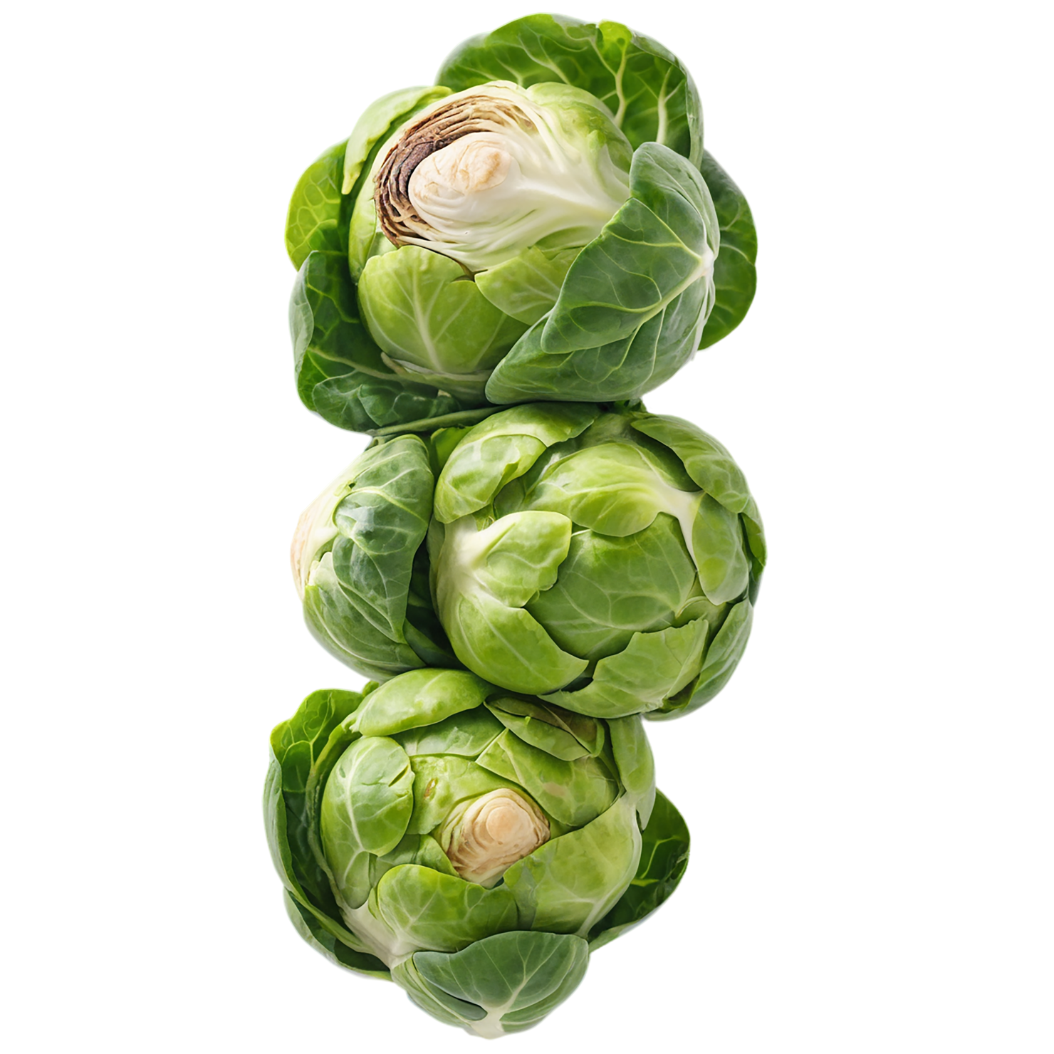 Brussels sprouts vegetables isolated on transparent background #10842