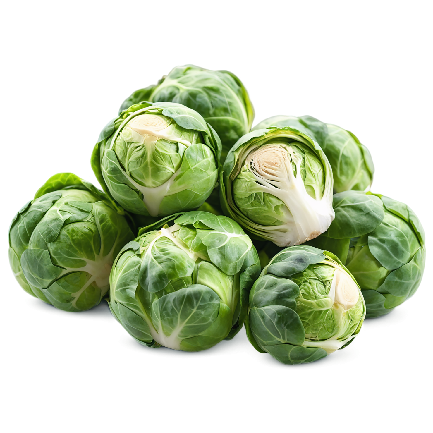 Brussels sprouts vegetables isolated on transparent background #10845