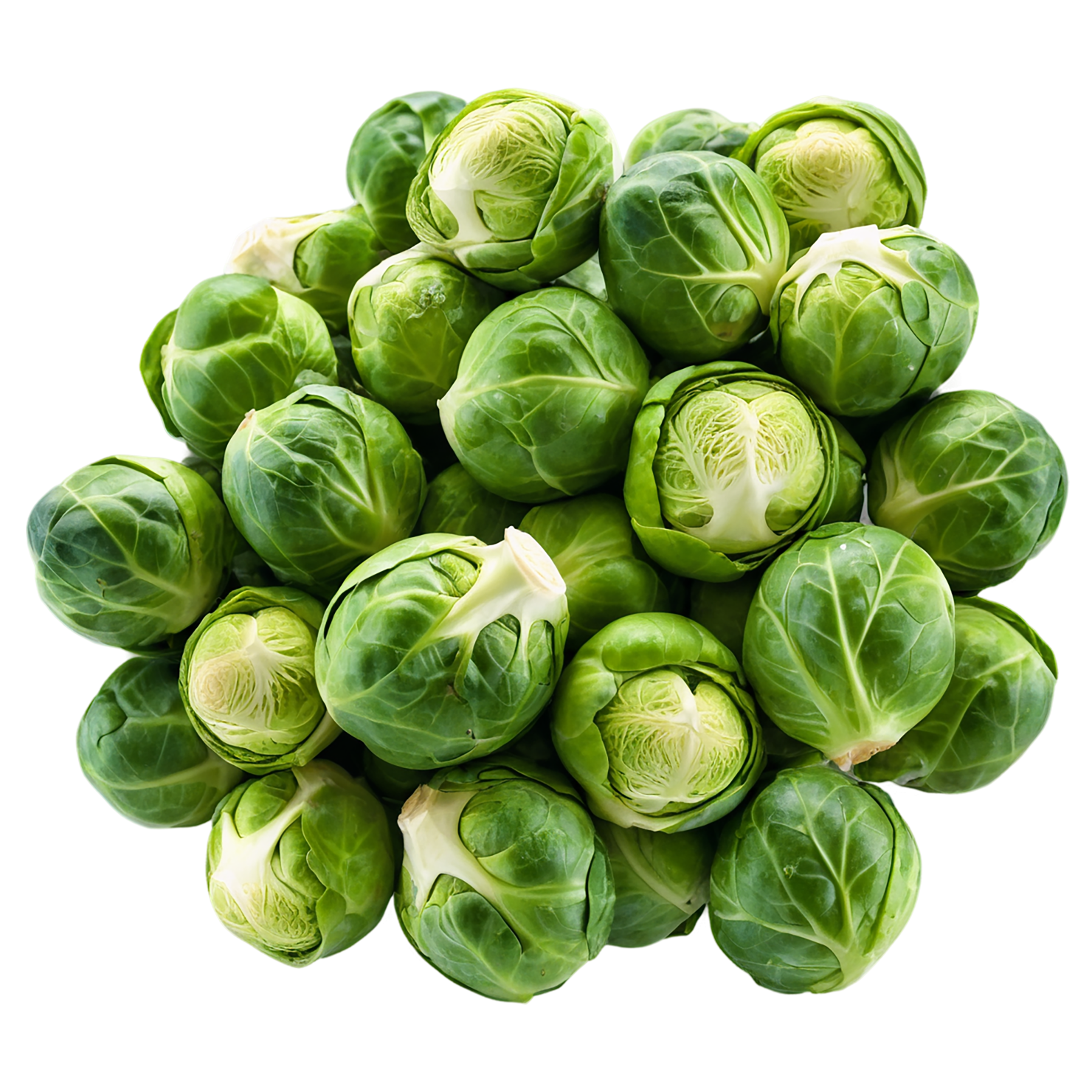 Brussels sprouts vegetables isolated on transparent background #10849