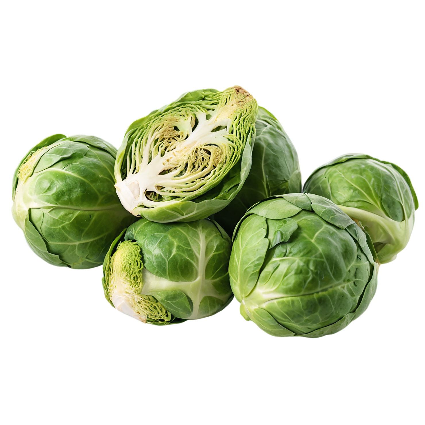 Brussels sprouts vegetables isolated on transparent background #10851