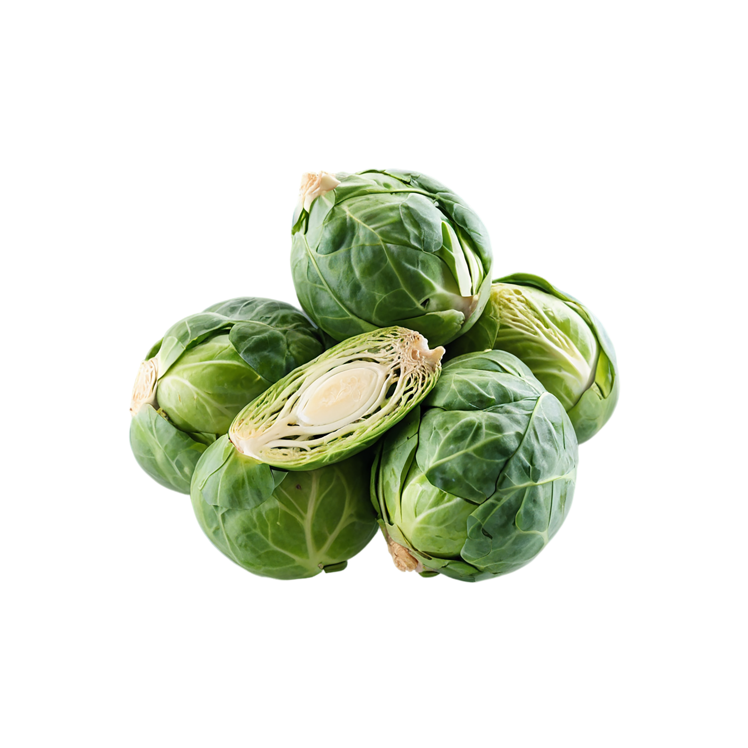 Brussels sprouts vegetables isolated on transparent background #10857