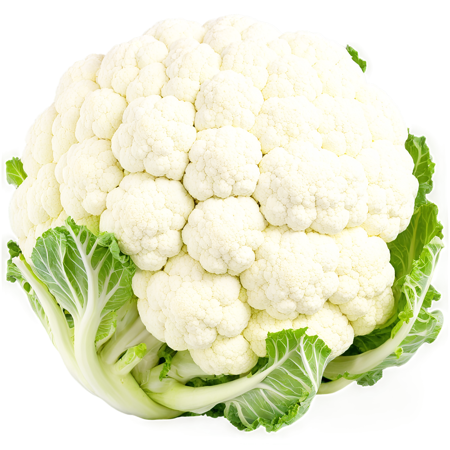 Cauliflower vegetables isolated on transparent background #10955