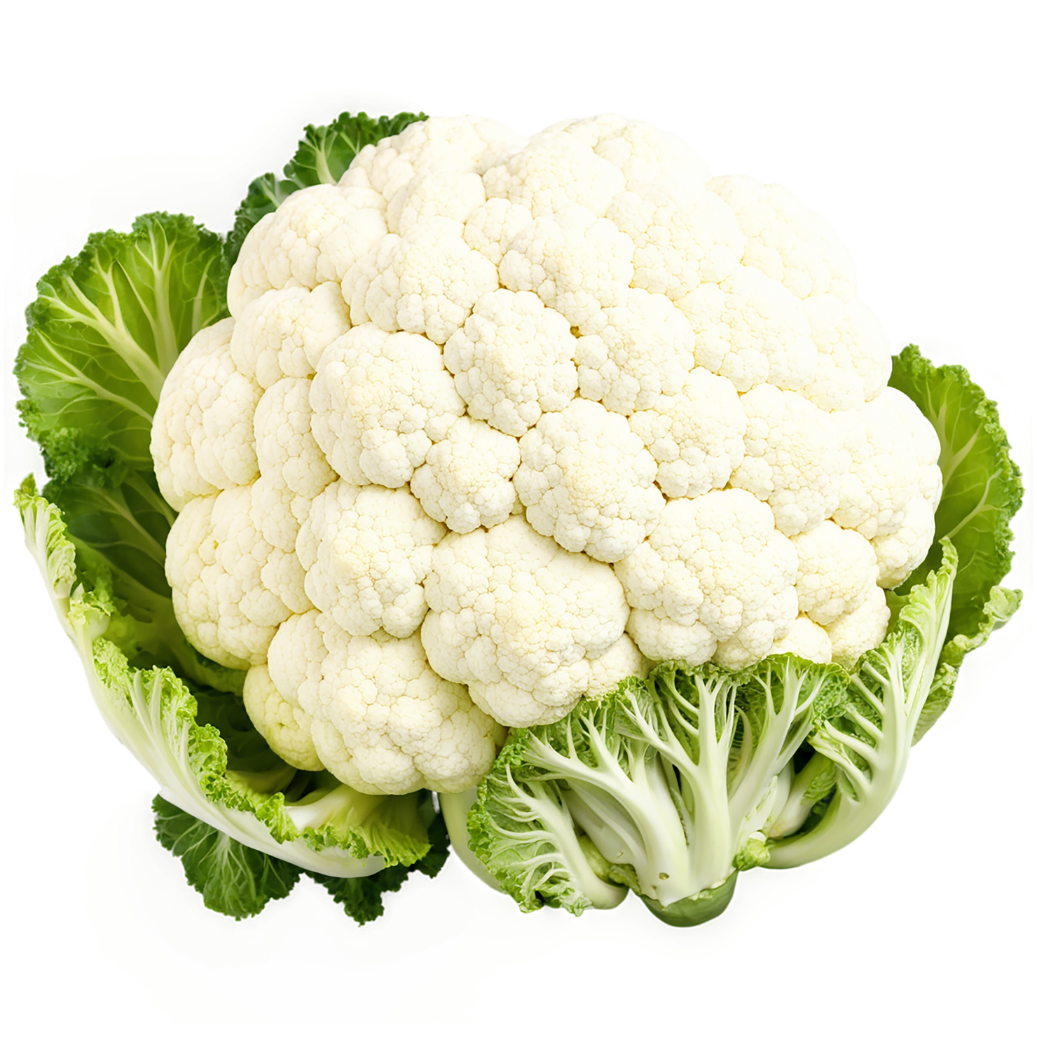 Cauliflower vegetables isolated on transparent background #10957