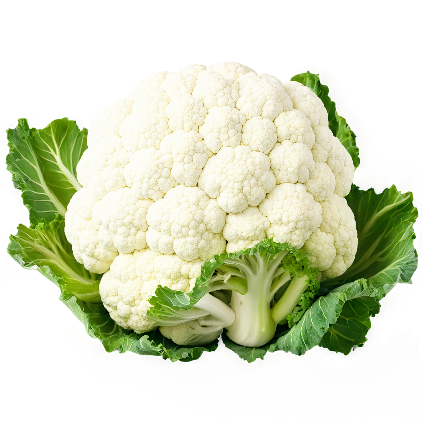 Cauliflower vegetables isolated on transparent background #10958