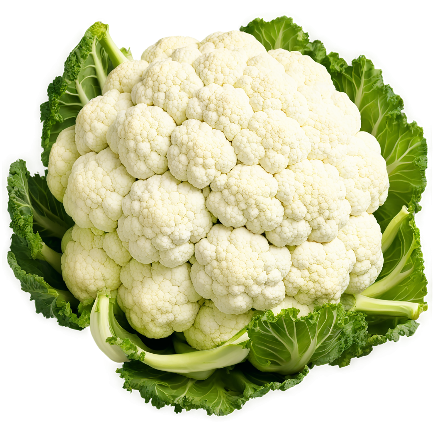 Cauliflower vegetables isolated on transparent background #10959