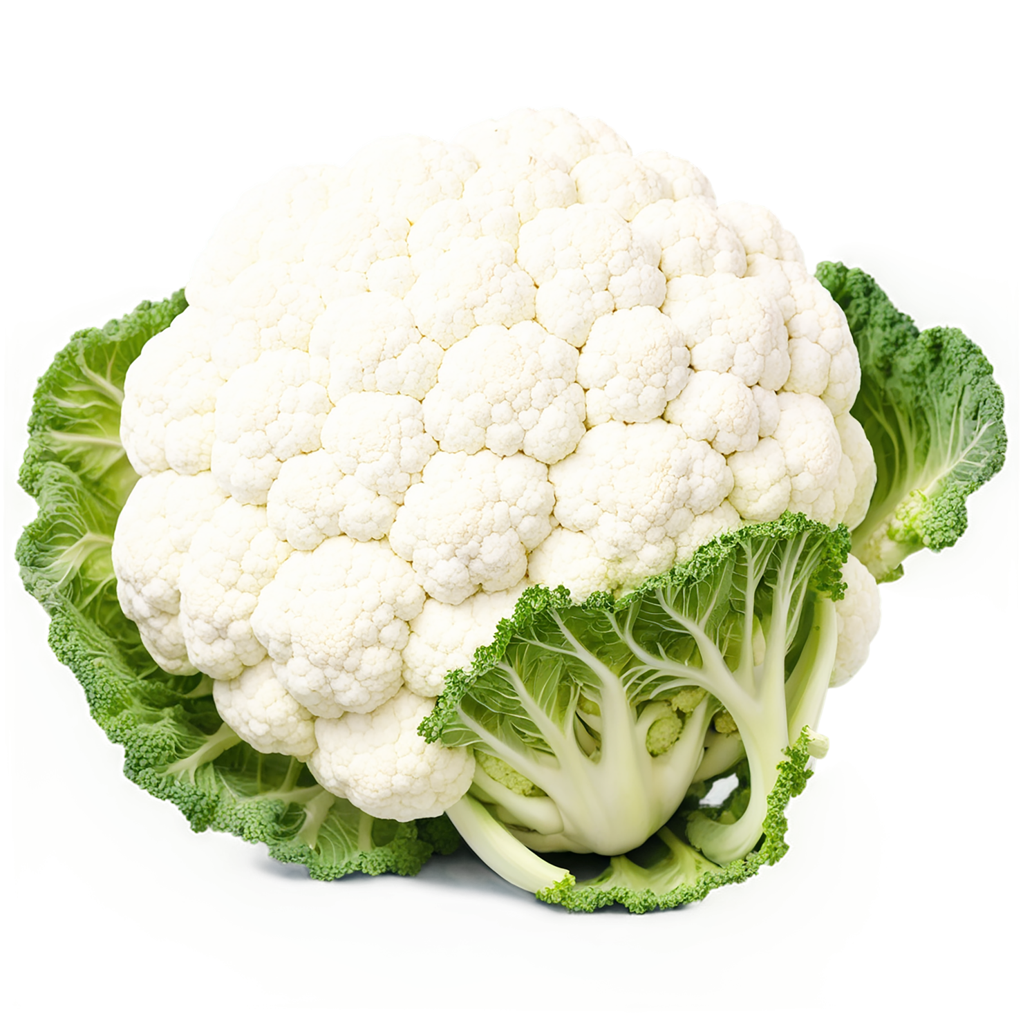 Cauliflower vegetables isolated on transparent background #10960