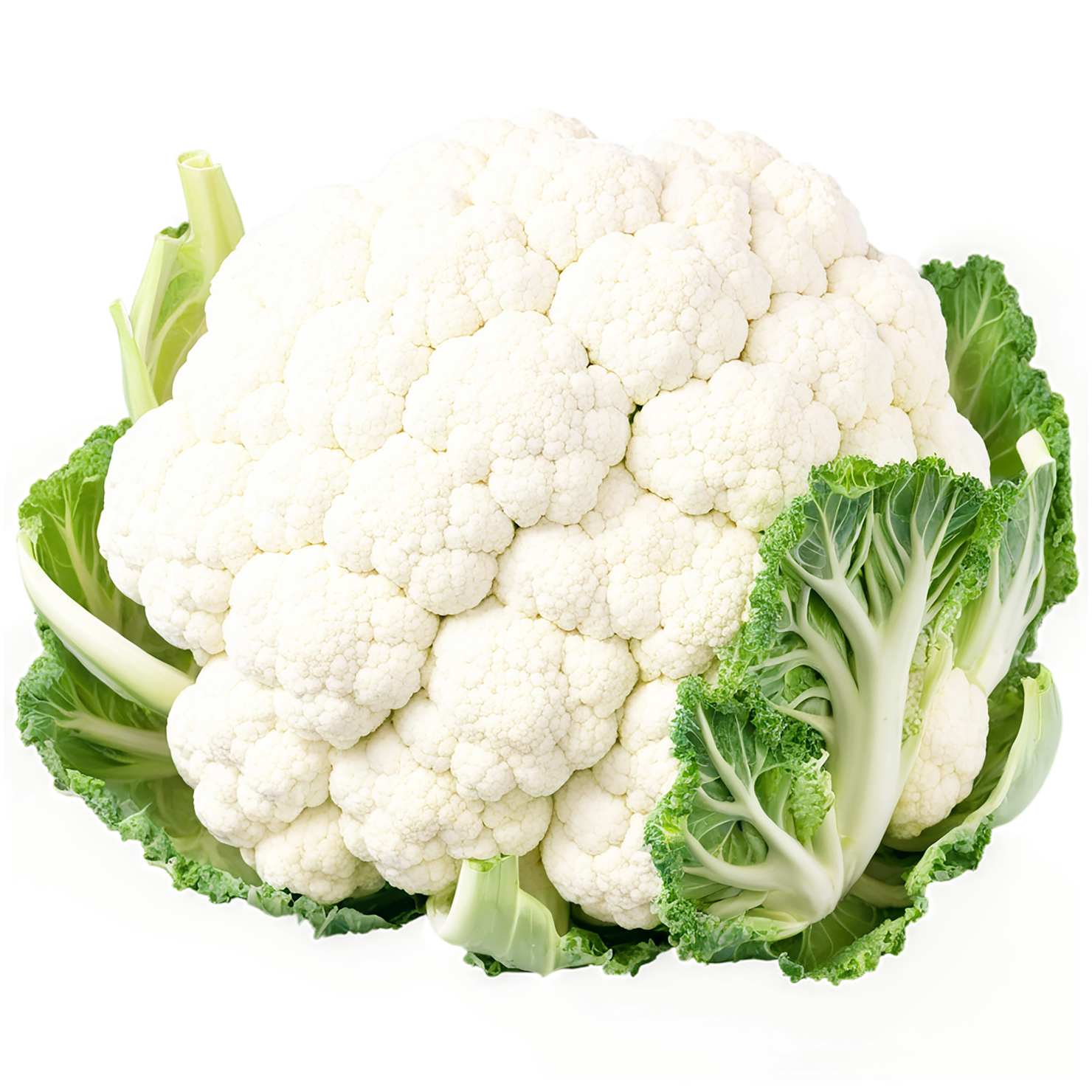 Cauliflower vegetables isolated on transparent background #10964