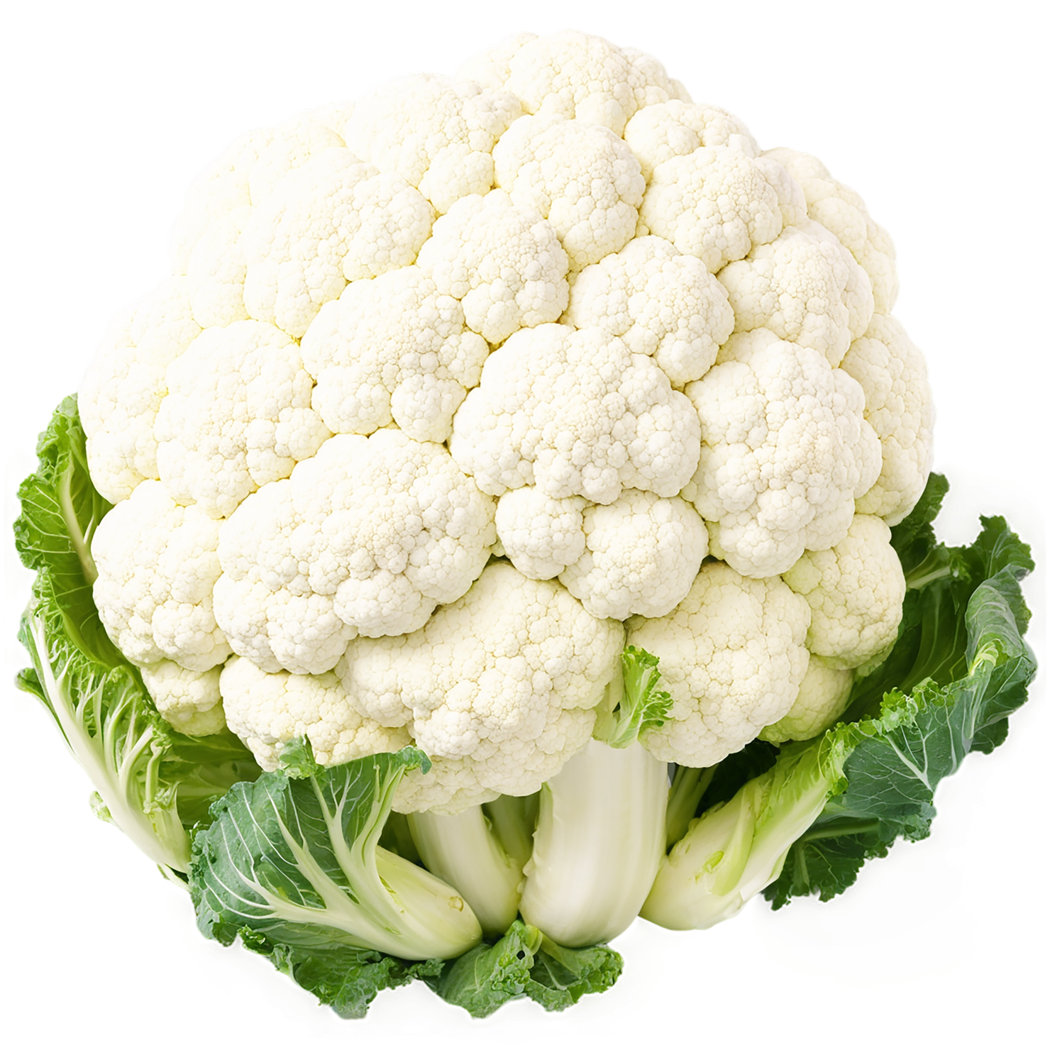 Cauliflower vegetables isolated on transparent background #10965