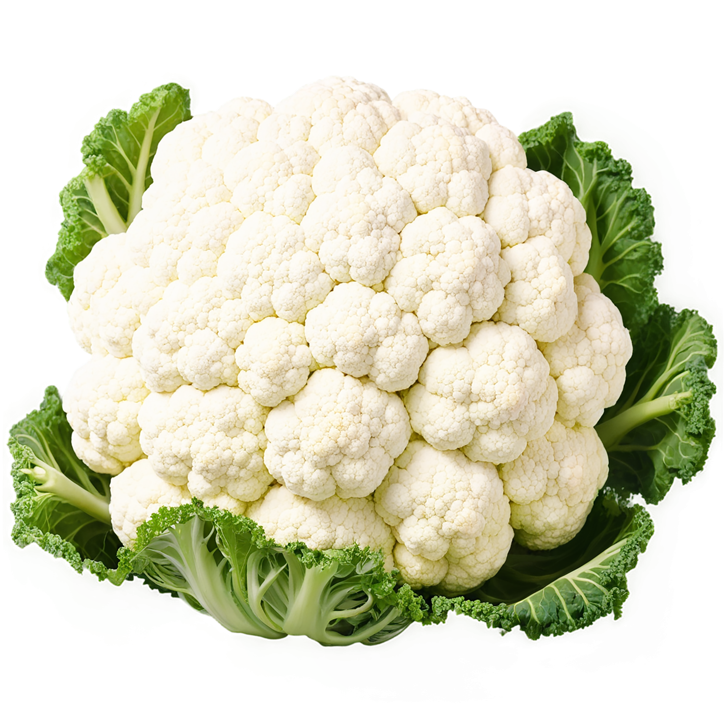 Cauliflower vegetables isolated on transparent background #10966