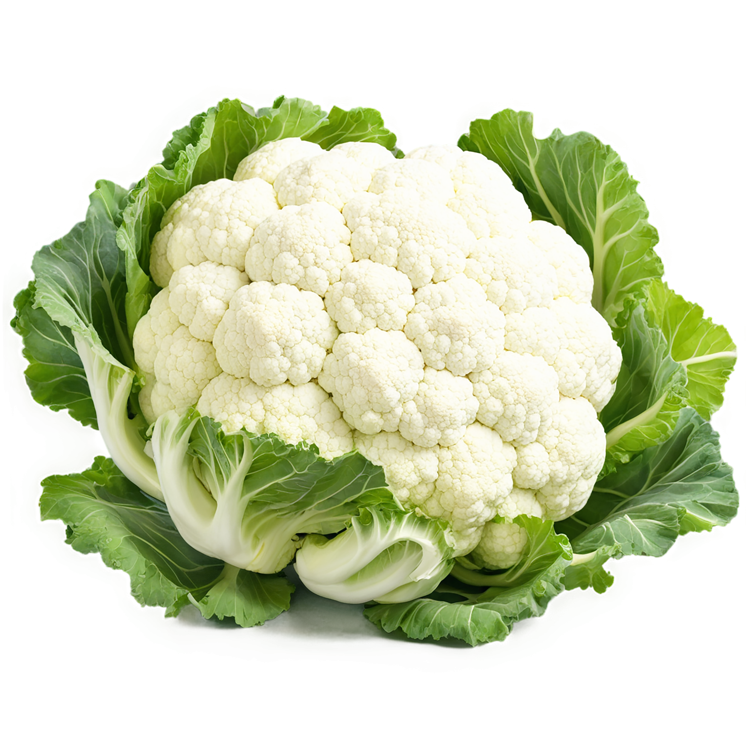 Cauliflower vegetables isolated on transparent background #10968