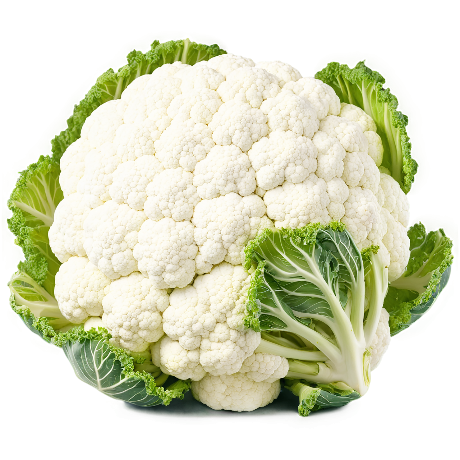 Cauliflower vegetables isolated on transparent background #10970
