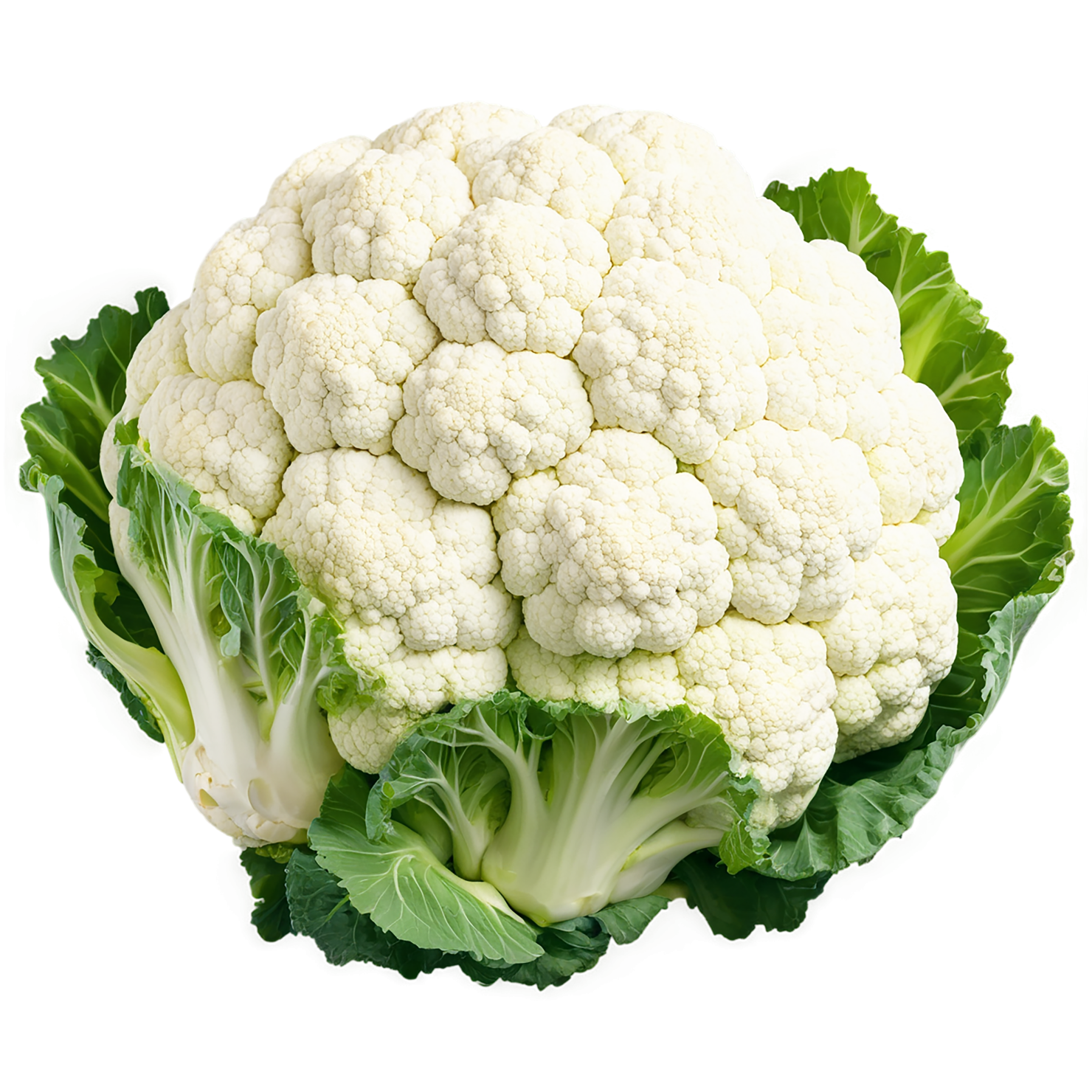 Cauliflower vegetables isolated on transparent background #10971