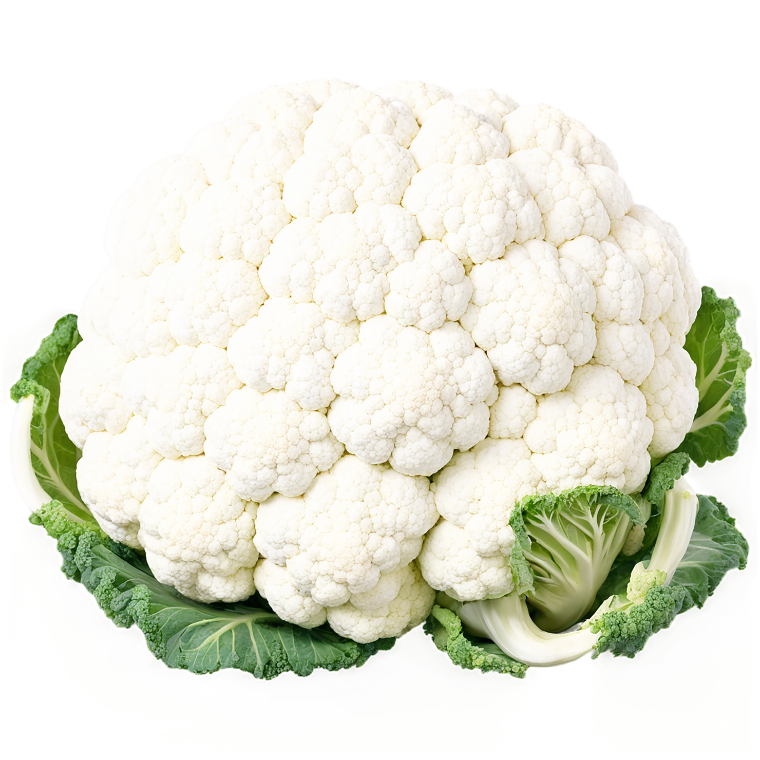 Cauliflower vegetables isolated on transparent background #10972