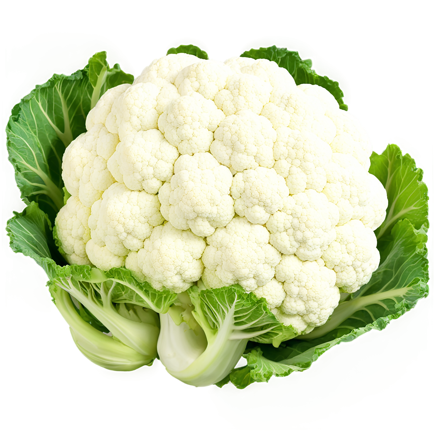 Cauliflower vegetables isolated on transparent background #10973