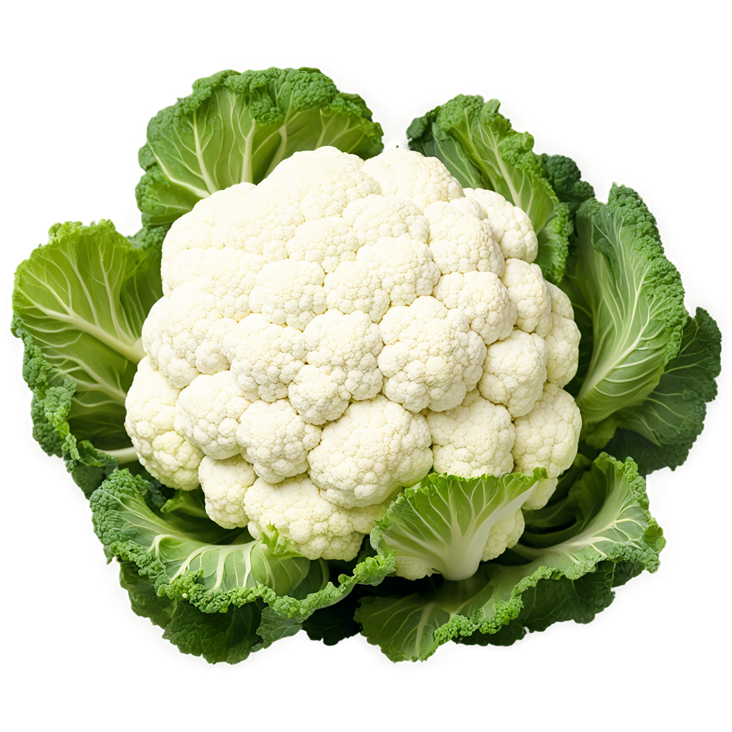 Cauliflower vegetables isolated on transparent background #10974